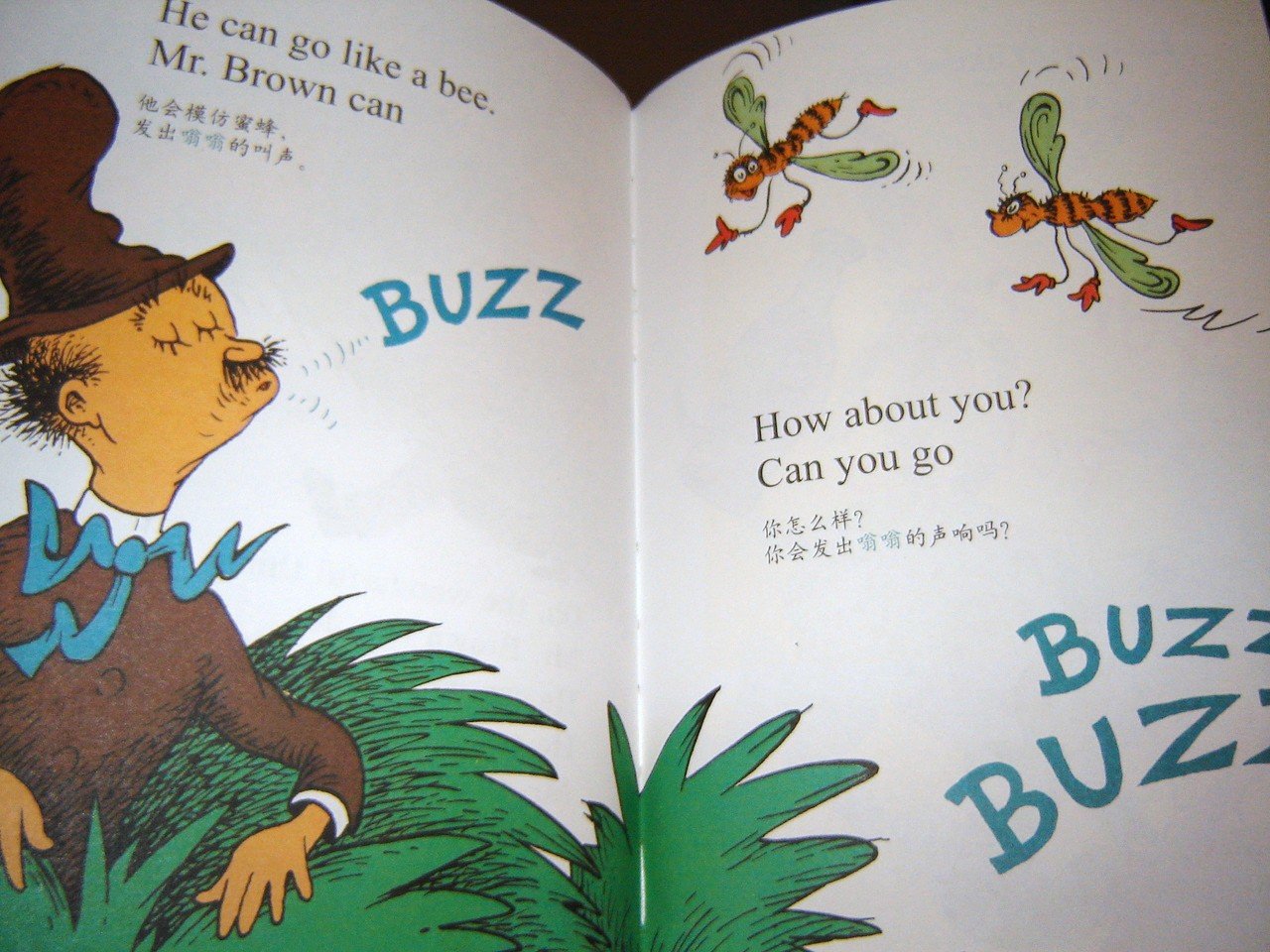 Mr. Brown Can Moo! Can You? - Dr. Seuss Classic Bilingual Children's Book (English-Chinese) 2009 Edition - Perfect for Early Reading & Language Learning
