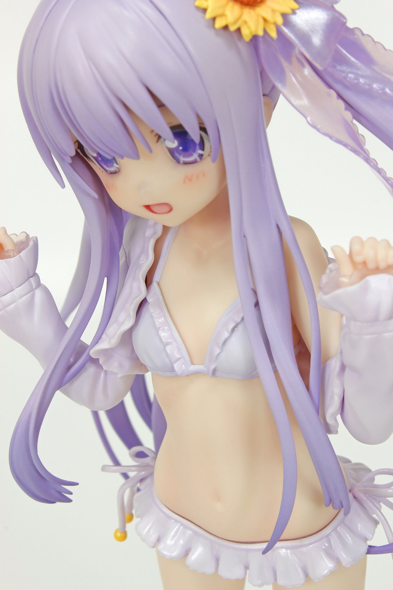 PLUM Angels 3-Piece Jun Goto Bikini Version 1:7 Scale PVC Anime Figure - Perfect for Anime Collectors, Display Shelf Decoration, and Gift Giving