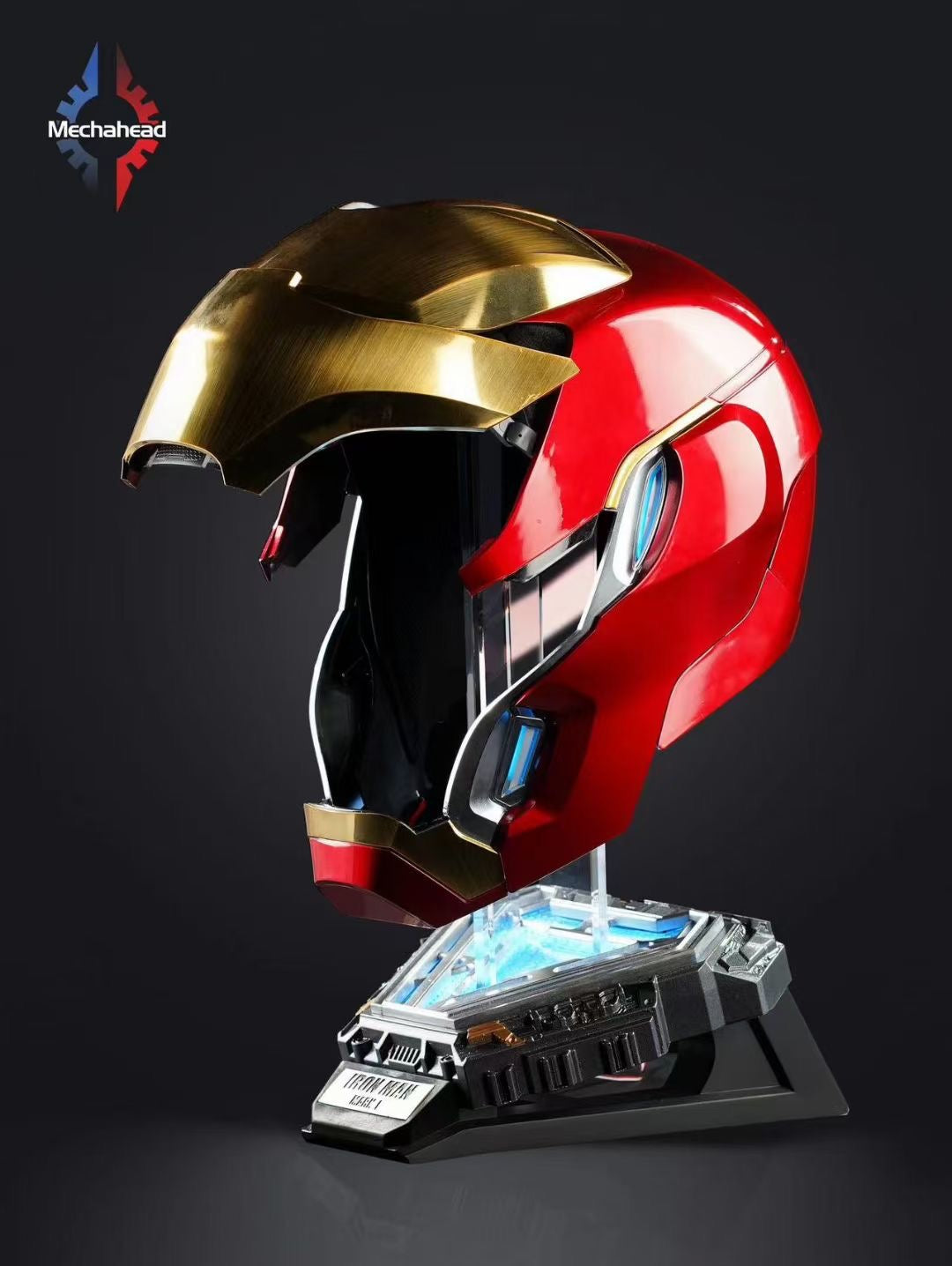 Iron Man MK50 Helmet 1:1 Scale Replica - Collectible Marvel Avengers Cosplay Prop for Display & Costume (Suit Up Like Tony Stark)