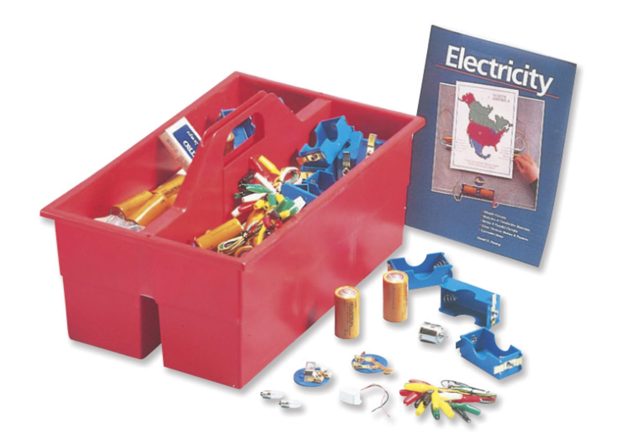 School Specialty 95 Piece Caddystack Electricity Kit - Complete STEM Learning Set for Classroom & Home Science Experiments | Perfect for Students & Teachers