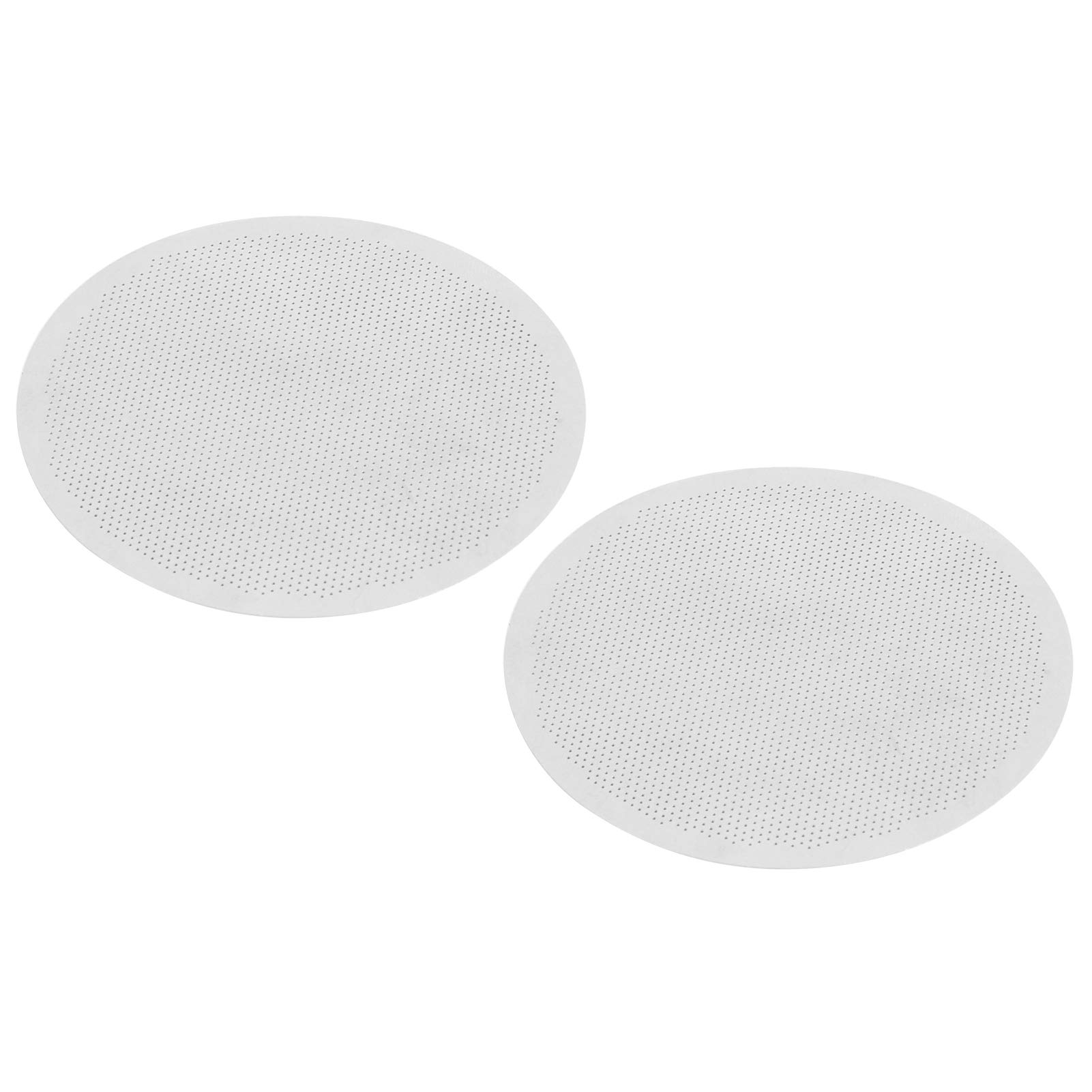 2-Pack 304 Stainless Steel Ultra-Fine Mesh Coffee Filters - Food Grade, Stable Water Flow for Pour Over, French Press & Cold Brew Coffee Makers - Perfect for Home, Office & Camping Use
