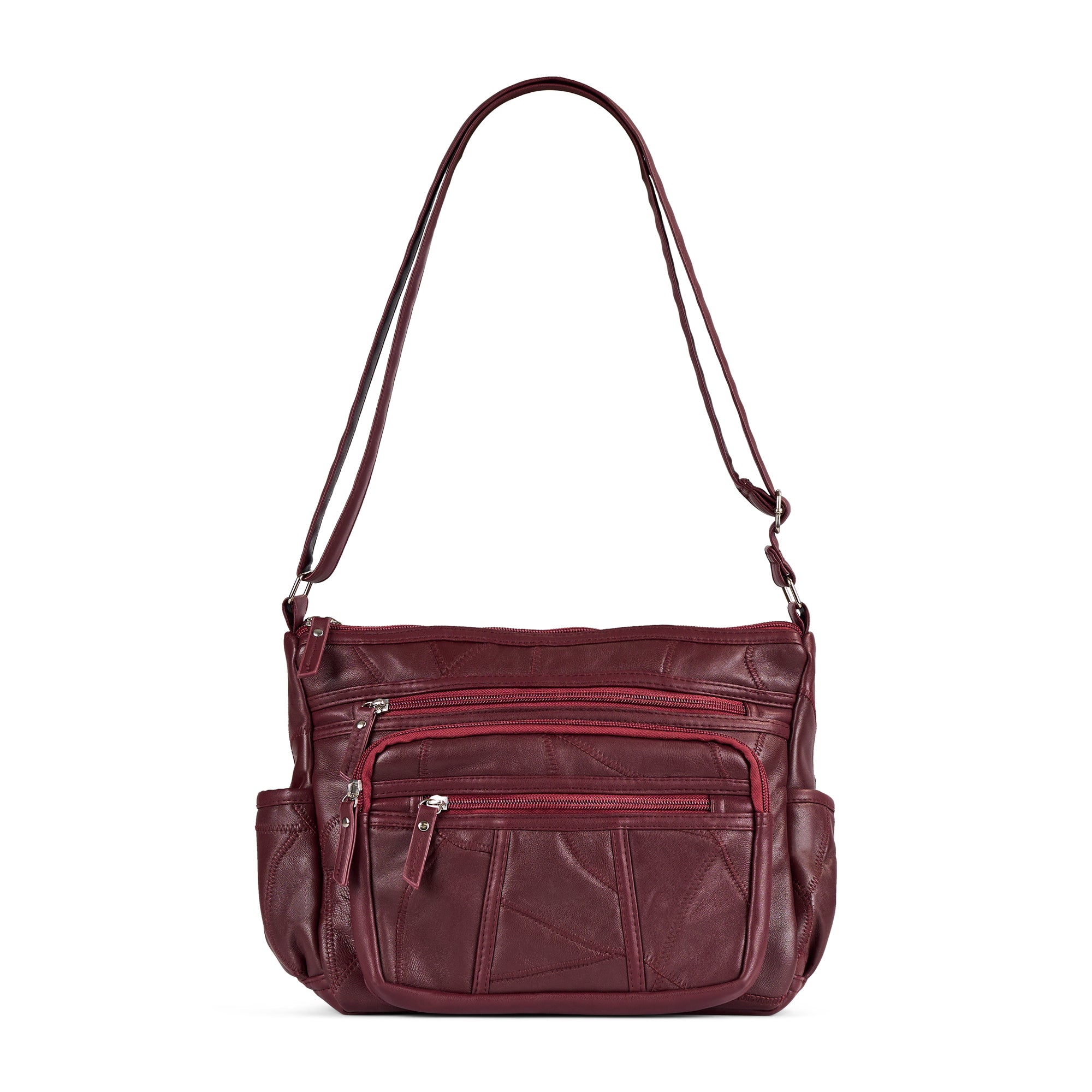 RFID Blocking Leather Crossbody Bag for Women - Anti-Theft Travel Purse for Everyday Use, Shopping & Commuting