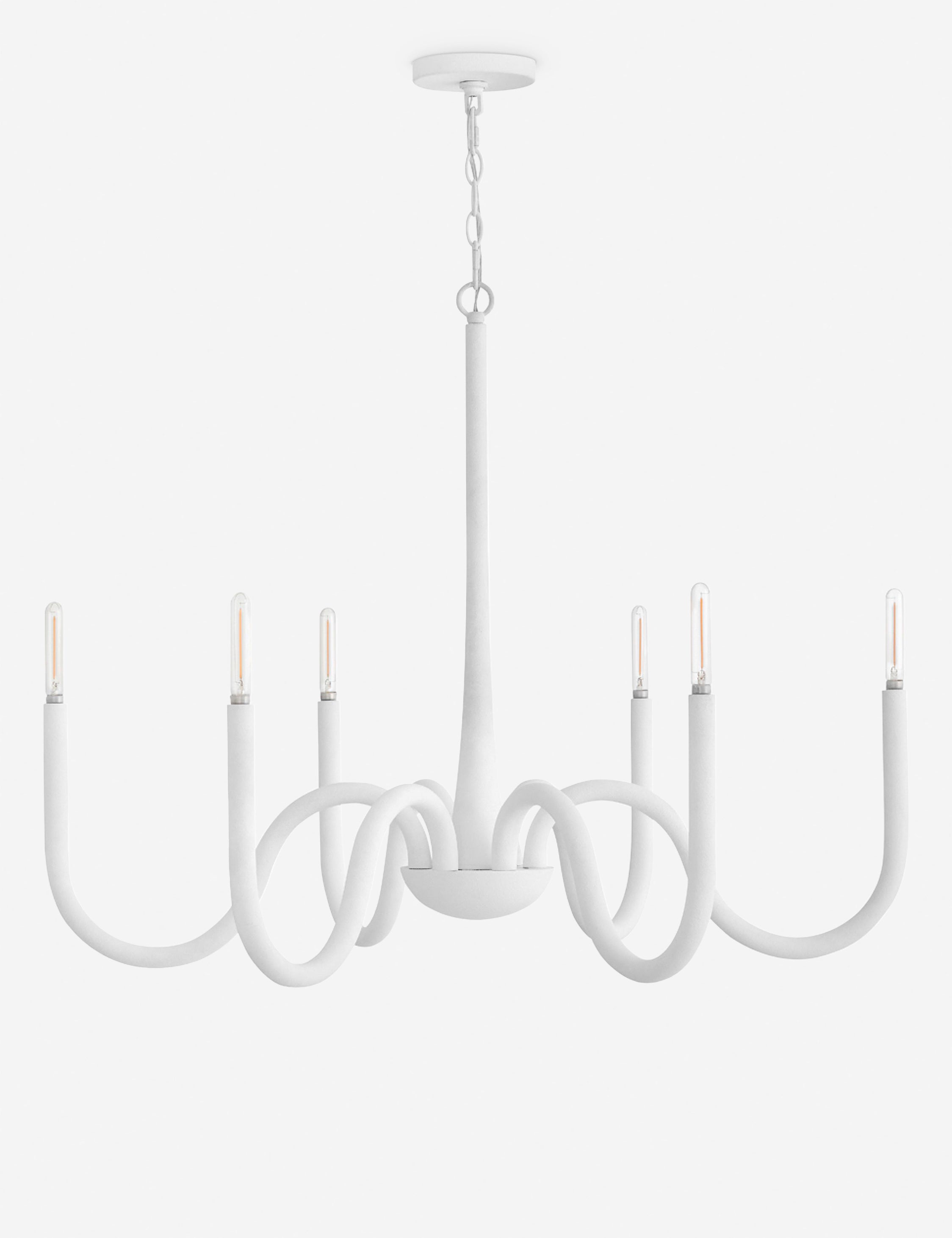 Escher Crystal Chandelier - Modern Luxury Ceiling Light Fixture for Dining Room, Living Room & Bedroom | Elegant Home Decor Lighting Solution