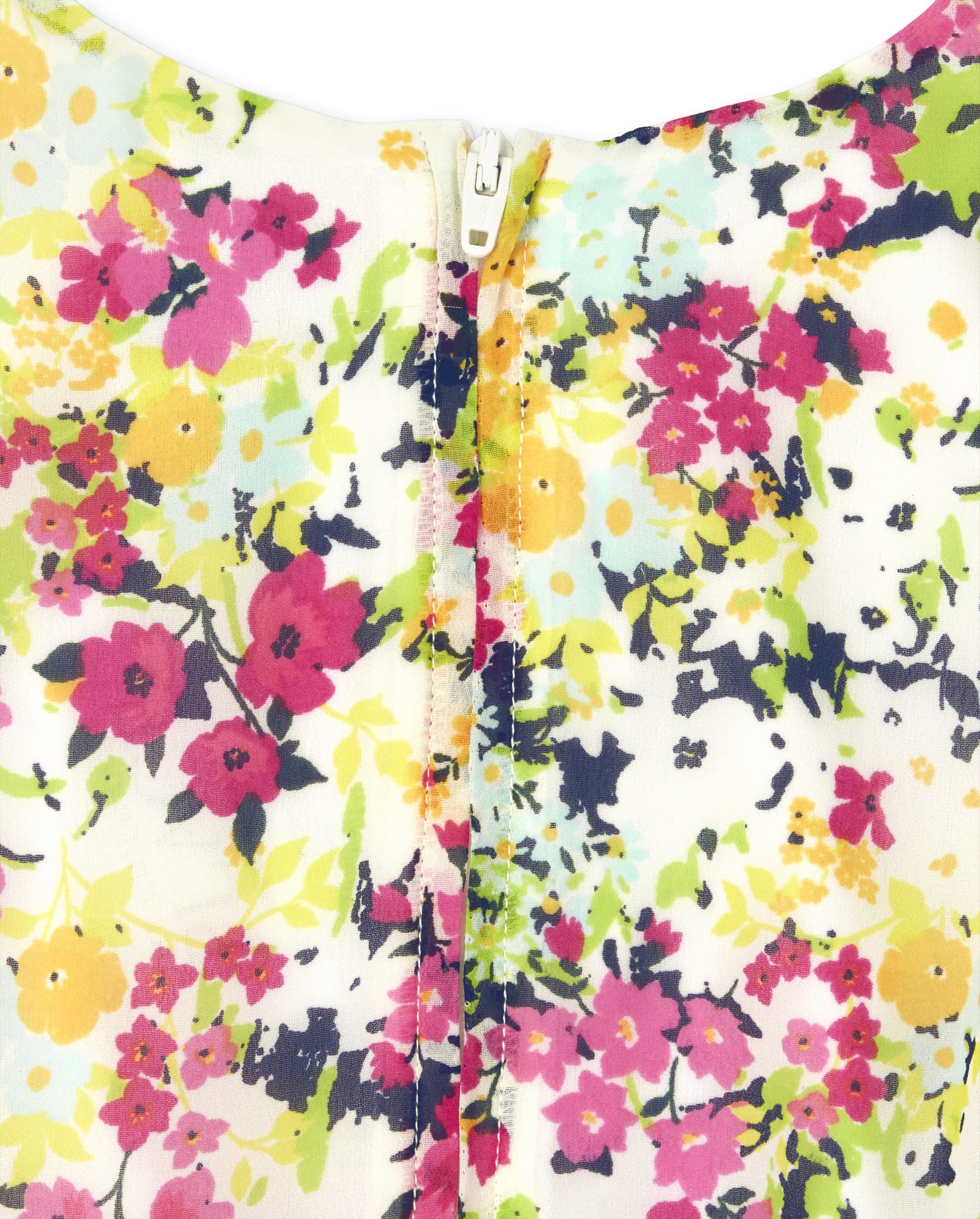 The Children's Place Girls' Floral Off Shoulder Dress - Summer Party Outfit for Toddler & Kids, Perfect for Birthday, Beach & Family Photos
