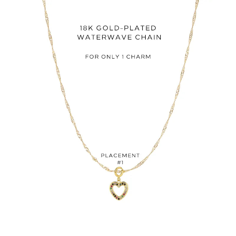 Simple Charm Necklace for 1 Pendant - Elegant Layering Jewelry for Everyday Wear | Perfect Gift for Her | $24.00