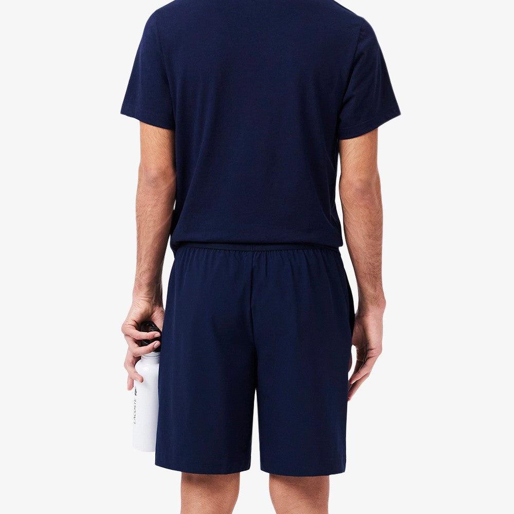 Lacoste Men's Ultra Dry Quick-Dry Shorts - Midnight Blue - Lightweight & Breathable for Running, Gym & Outdoor Activities