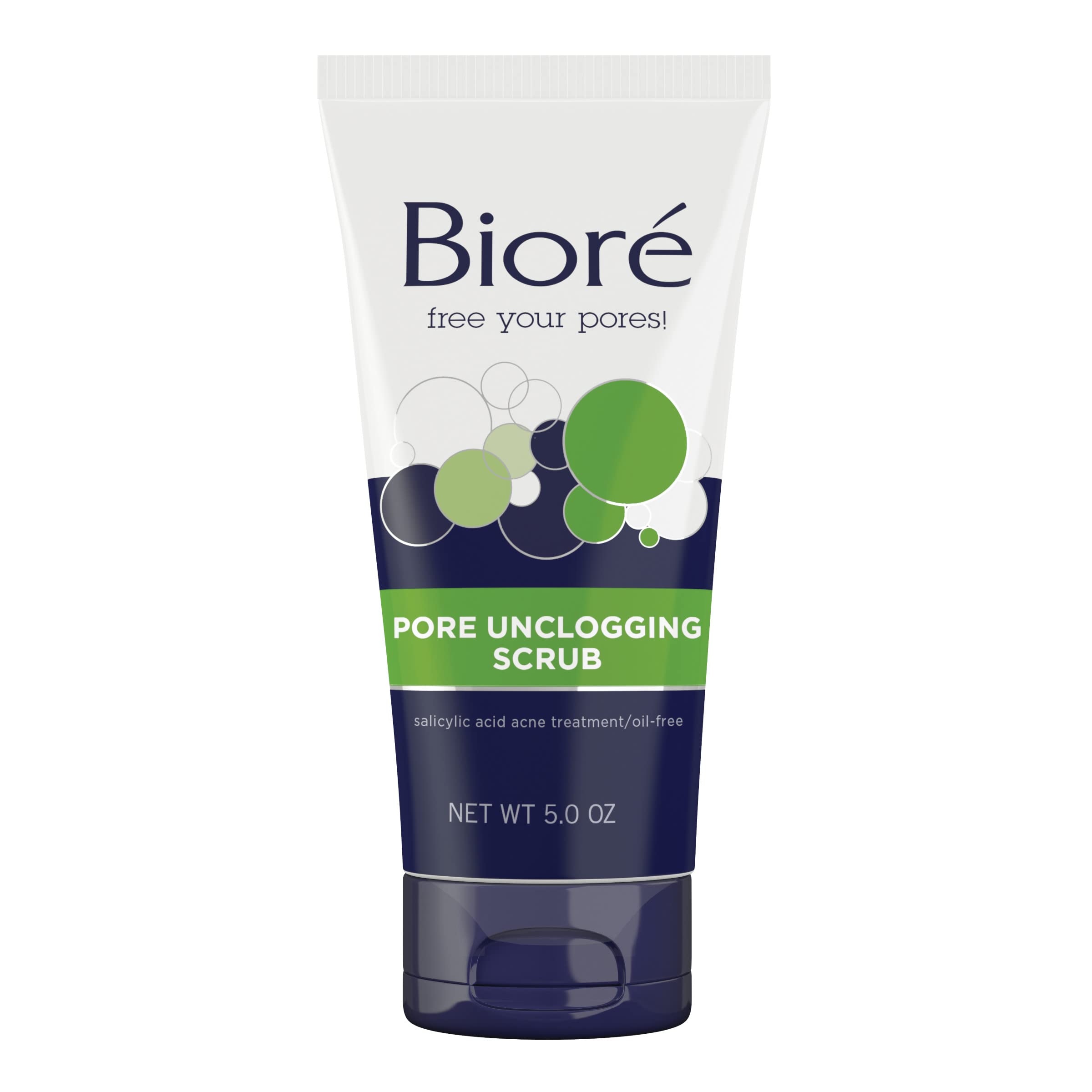 Bioré Daily Make Up Removing Facial Cleansing Wipes with Salicylic Acid - Oil Free Pore Unclogging Scrub for Deep Cleansing, Removes Dirt & Excess Oil, 5oz (HSA/FSA Approved) - Perfect for Travel, Gym & Nighttime Skincare Routine