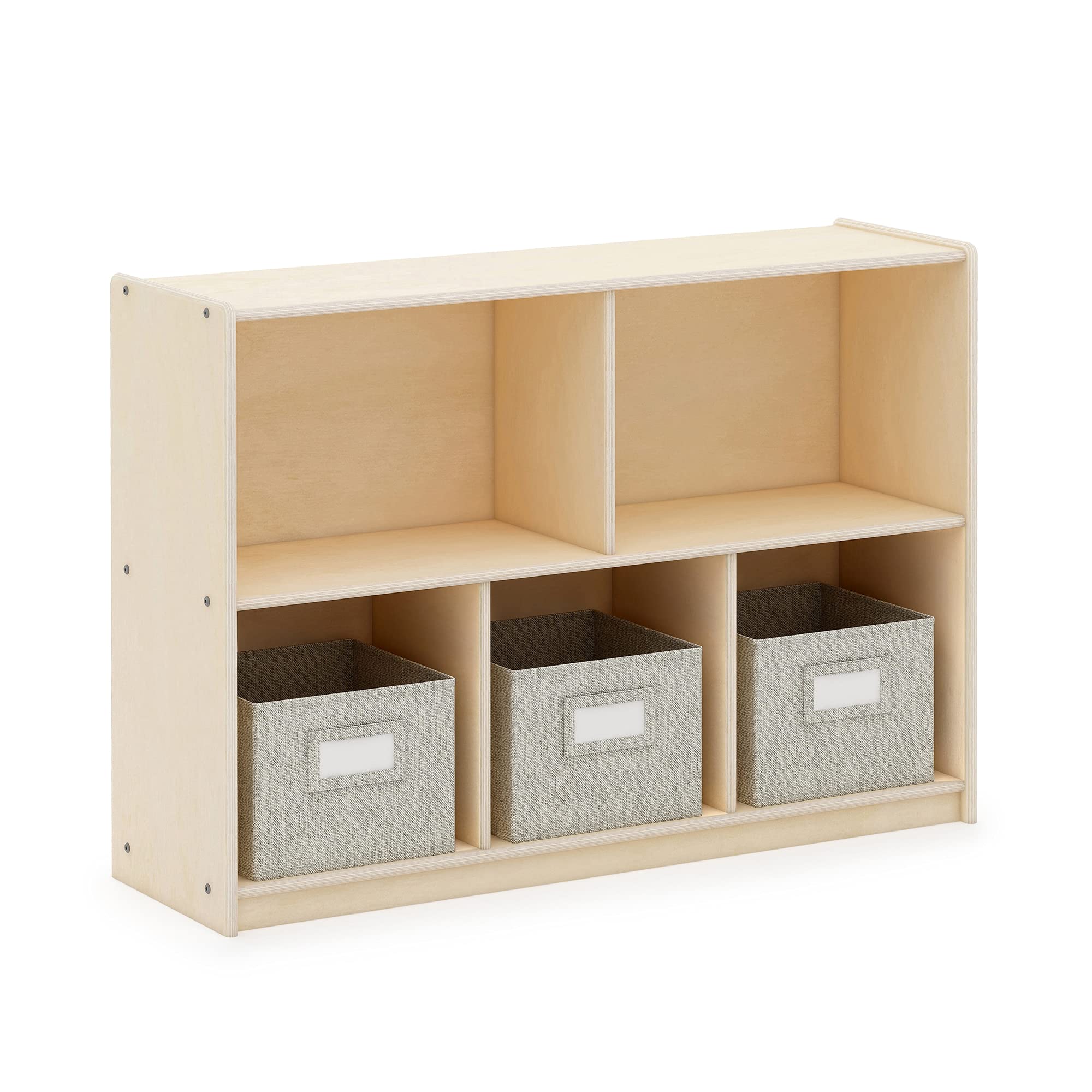 Guidecraft EdQ 5-Compartment Wooden Storage Organizer 30