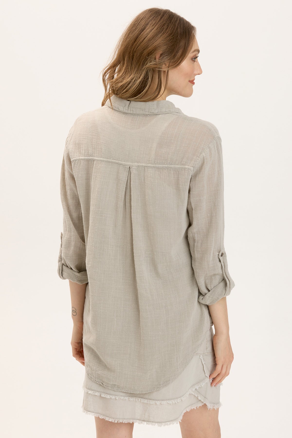 Porter Blouse Whitecap Pigment - Women's Stylish Casual Shirt for Work & Everyday Wear | Perfect for Office, Date Night & Weekend Outfits
