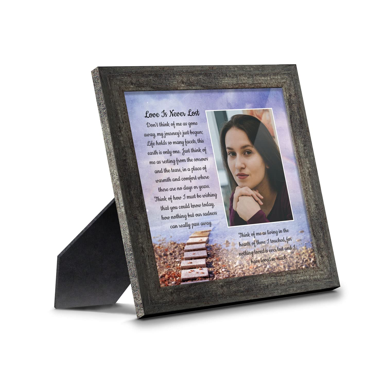 Sympathy Memorial Picture Frame - Crossroads Home Décor for Wall Display & Gift Baskets