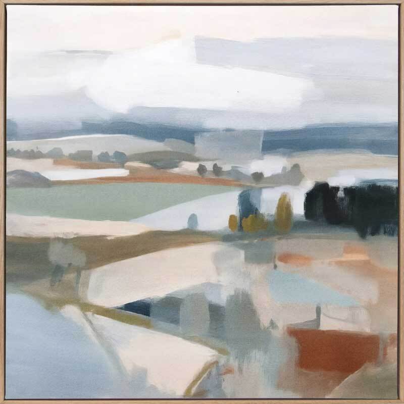 Farmland Reverie I - Stunning Canvas Art Print for Home & Office Decor - Perfect for Living Room, Bedroom, or Office Wall Art