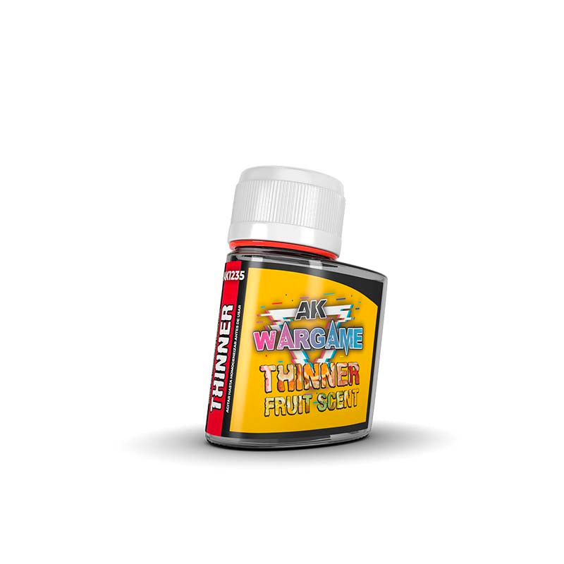 AK Wargame Thinner - Fruit Scented Airsoft Paint Thinner for Miniature Models - Perfect for Airsoft Guns & Model Painting