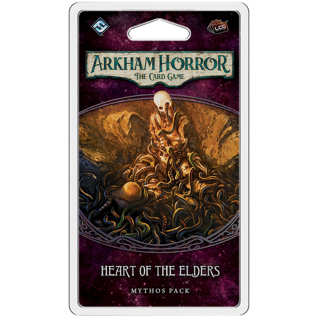 Arkham Horror LCG: Heart of the Elders Expansion - English Edition | Cooperative Card Game for 1-4 Players | Horror Mystery Adventure | Perfect for Game Nights & Thematic Storytelling