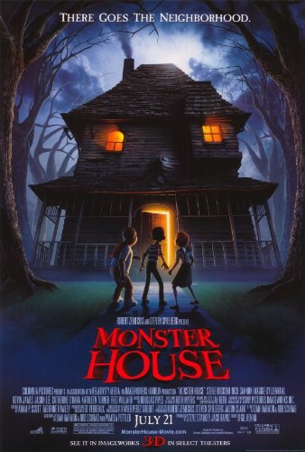Monster House Movie Poster 27x40 Inches - Premium Quality Cinema Wall Art for Home Theater, Bedroom & Office Decor