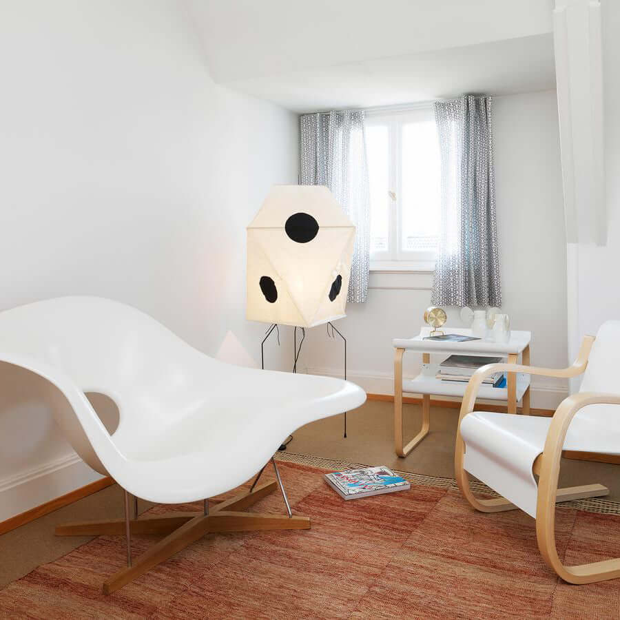 Akari UF3 Q Floor Lamp - Modern Japanese Paper Light for Living Room, Bedroom & Office - Warm Ambient Lighting for Home Decor & Relaxation