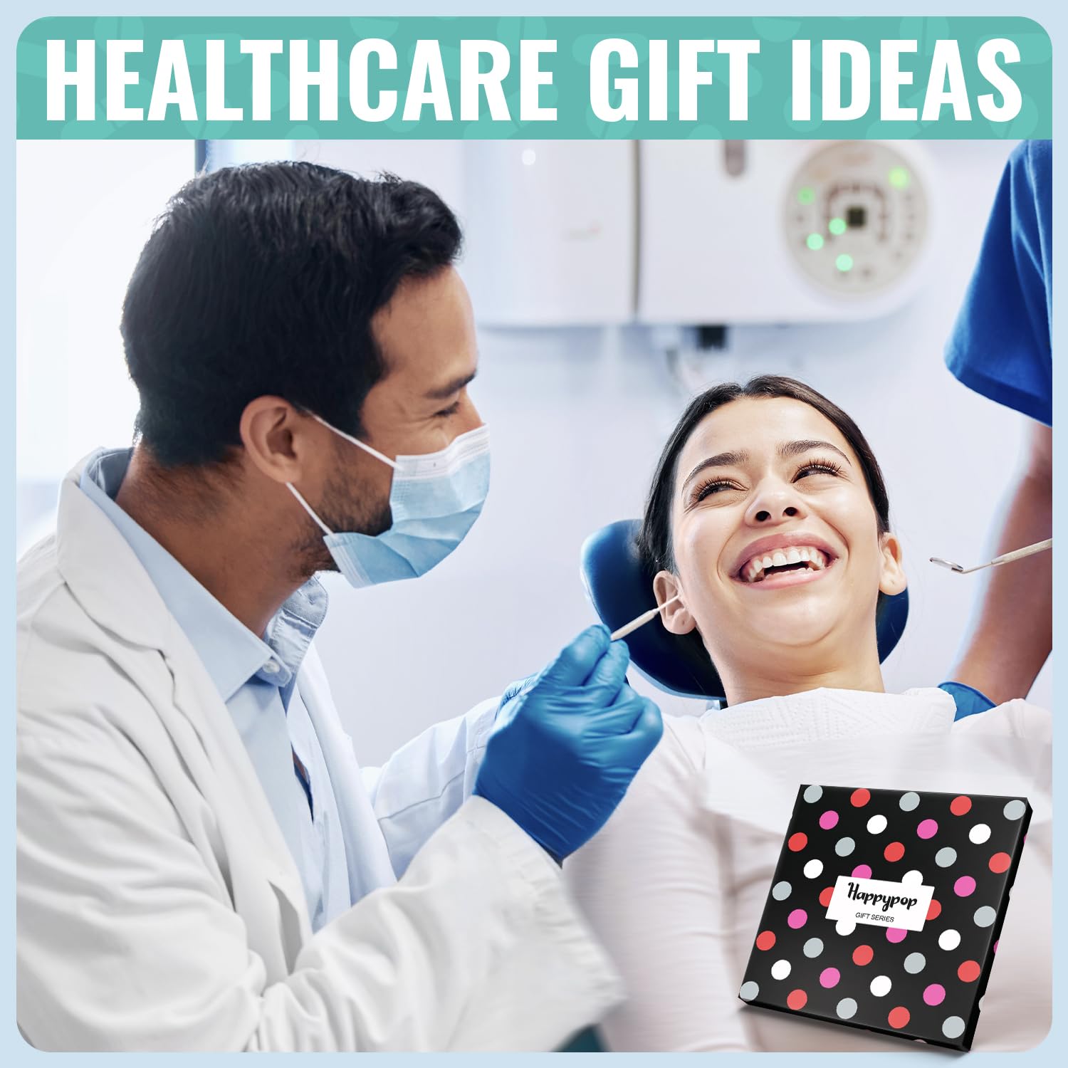HappyPop Funny Gifts for Women - American Flag Sunflower Ballet Teeth Socks for Dancers, Dentists | Perfect for Dance Performances, Dental Appreciation, Patriotic Events & Unique Gift Giving