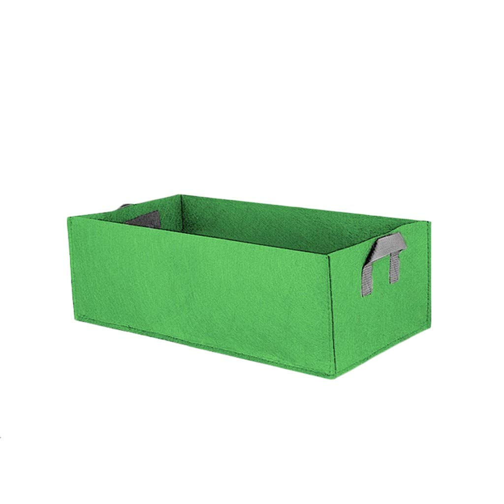 Breathable Fabric Grow Bags for Plants - 5 Gallon Rectangle Raised Garden Bed, Smart Pots for Vegetables, Herbs & Flowers - Ideal for Indoor/Outdoor Gardening, Balcony & Patio Planting