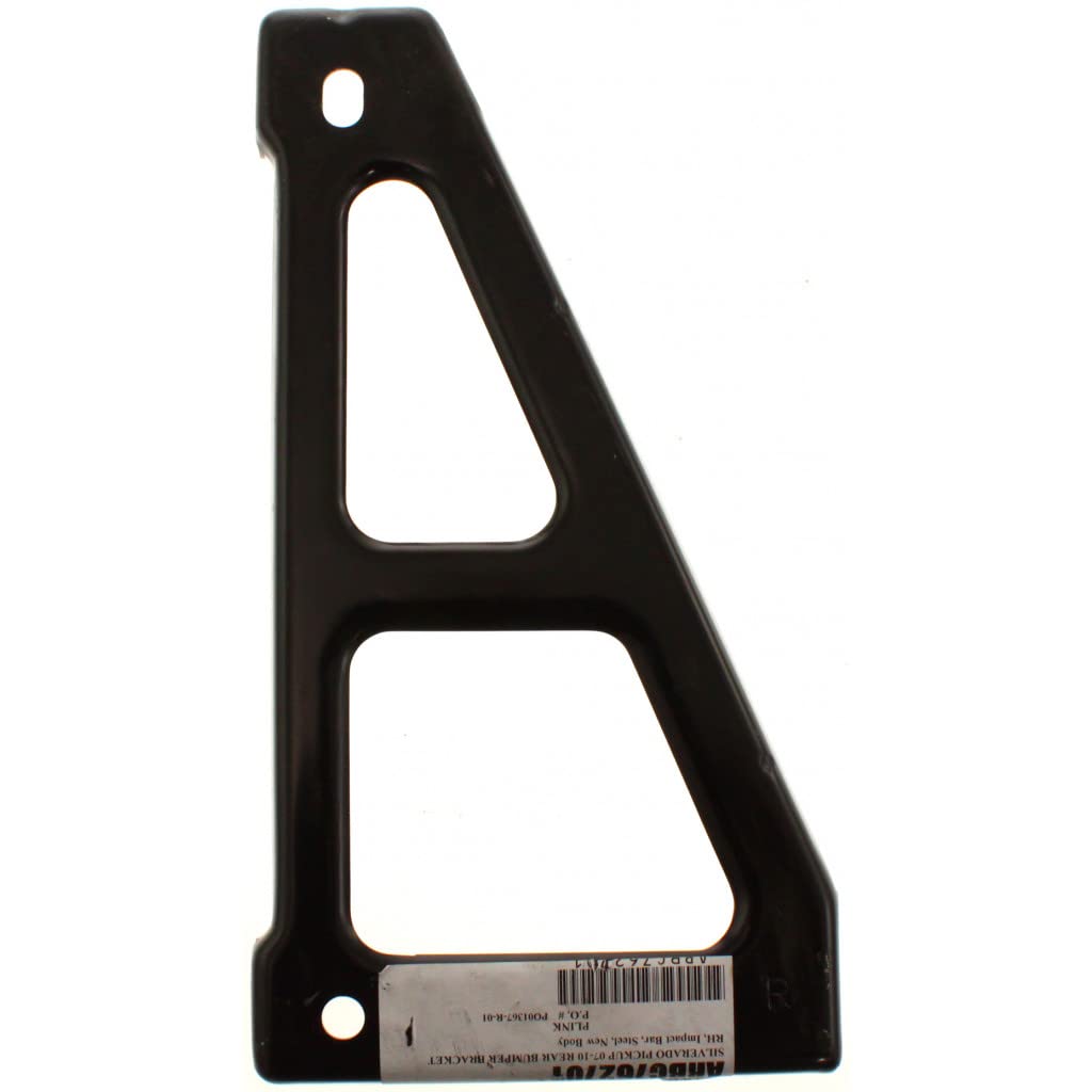 2007-2013 Chevy Silverado 2500 HD Passenger Side Rear Bumper Impact Bar Brace Replacement Part GM1167120 20899964 | Durable Truck Accessory for Off-Roading & Towing Protection