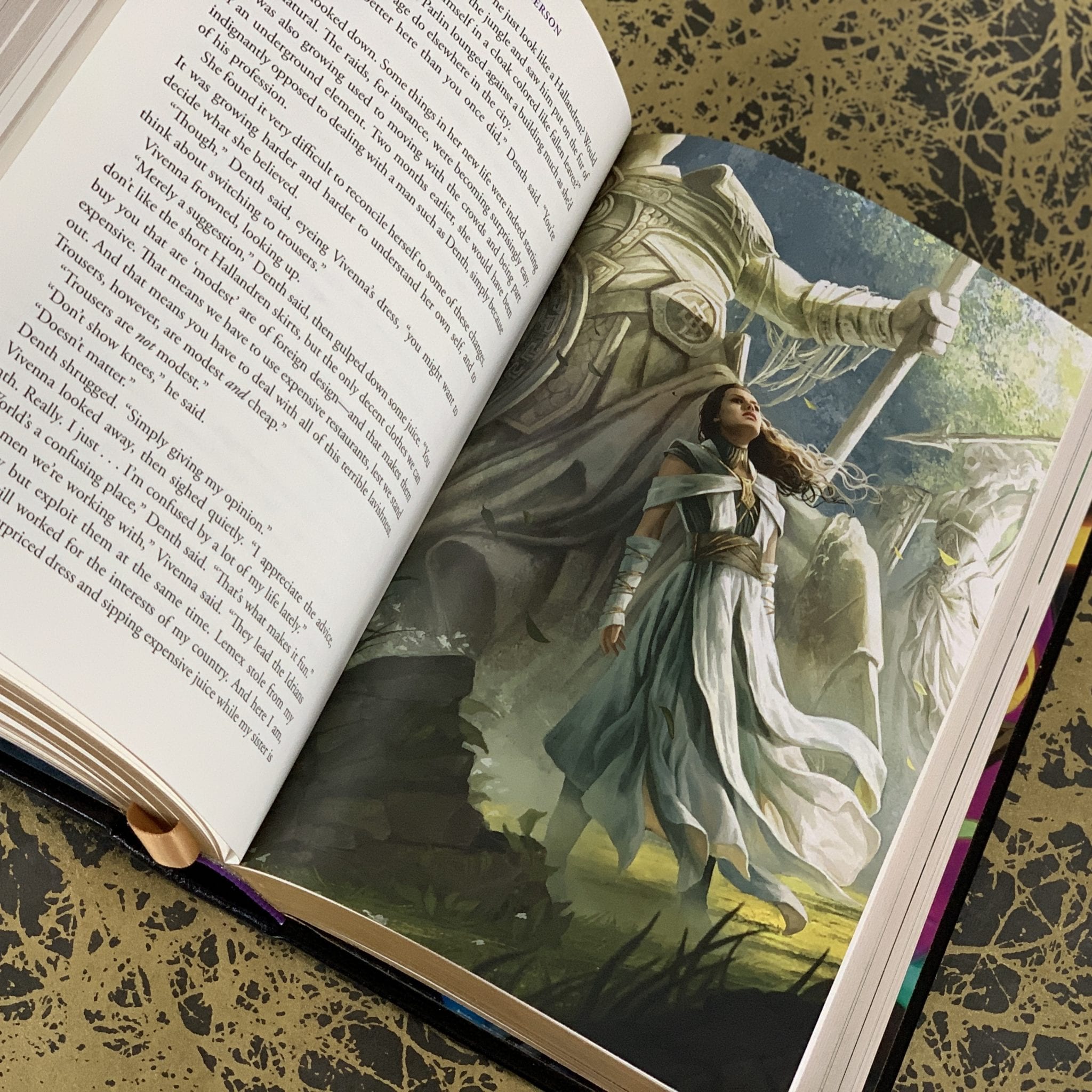 Warbreaker Leatherbound Hardcover Book by Brandon Sanderson - Fantasy Novel for Collectors & Readers | Perfect for Gifts, Bookshelves & Fantasy Lovers
