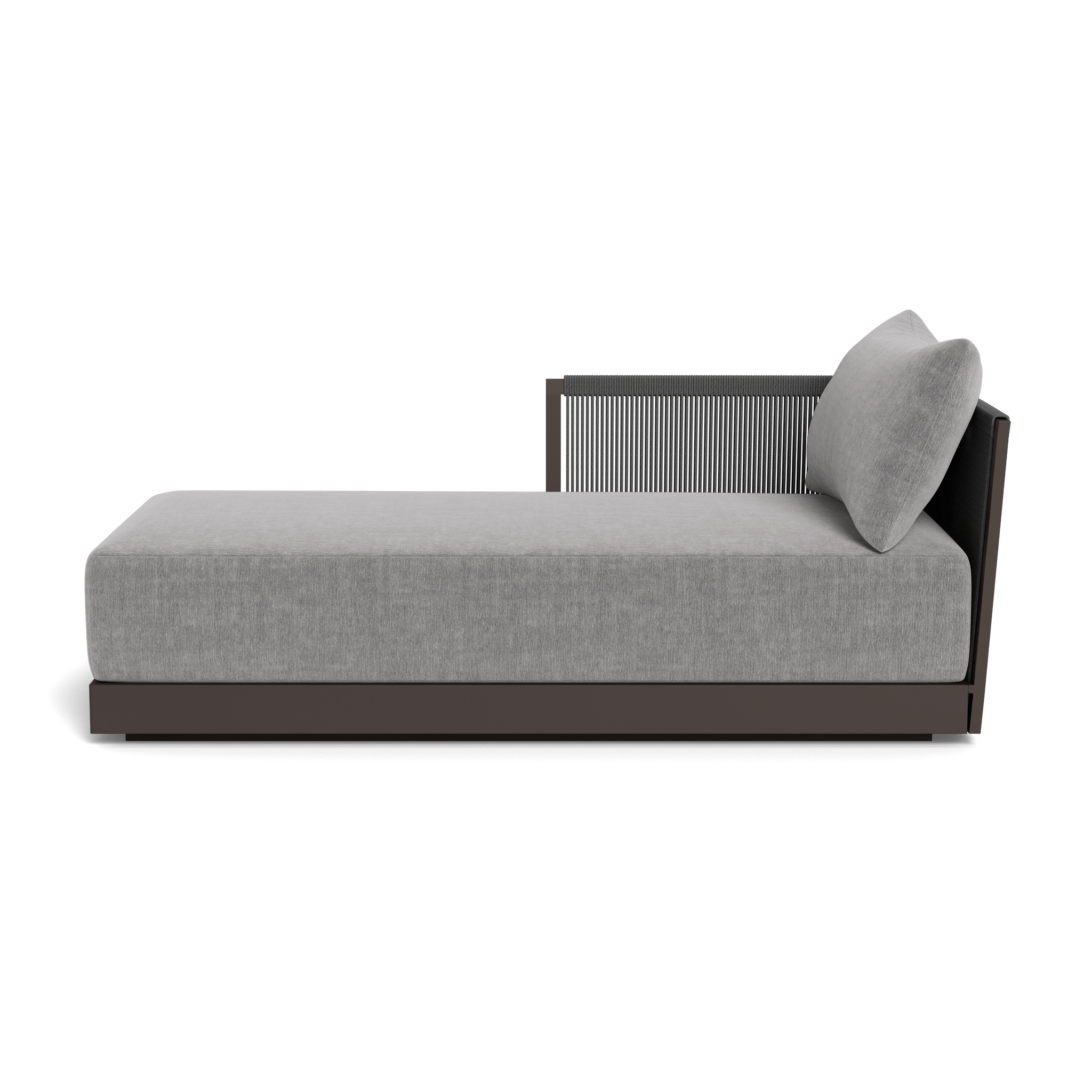 Antigua Chaise Lounge Left - Modern Outdoor Patio Furniture for Relaxing in Your Garden or Poolside