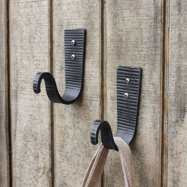 Sturdy Hammered Strap S Hook - Heavy Duty Hanging Hooks for Home, Kitchen, Garage & Outdoor Organization - Perfect for Hanging Plants, Towels, Utensils & More