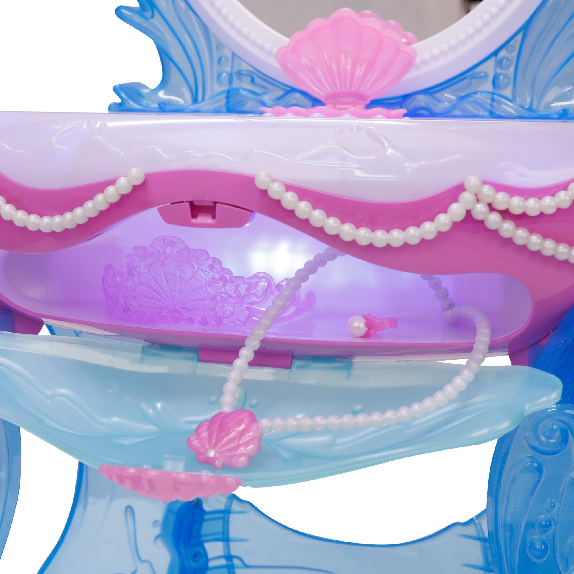 Disney Princess Ariel Vanity Set for Girls with Lights & Sounds - Plays 