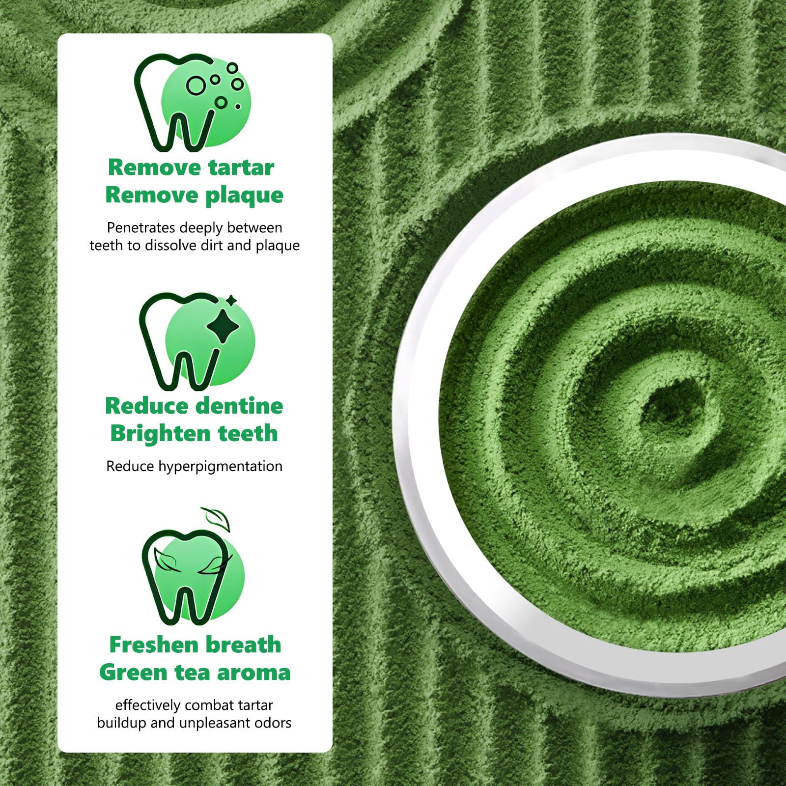 Natural Dog Teeth Cleaning Powder with Probiotics - Freshens Breath, Reduces Plaque & Tartar for Small, Medium & Large Dogs - 50g Dental Care for Healthy Gums & Fresh Breath at Home or Travel