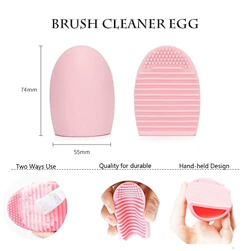 28Pcs Makeup Brush Set with Beauty Blenders & Travel Bag - Synthetic Foundation, Powder, Concealer, Eyeshadow & Blush Brushes - Champagne | Perfect for Professional Makeup Artists & Travel Beauty Kits