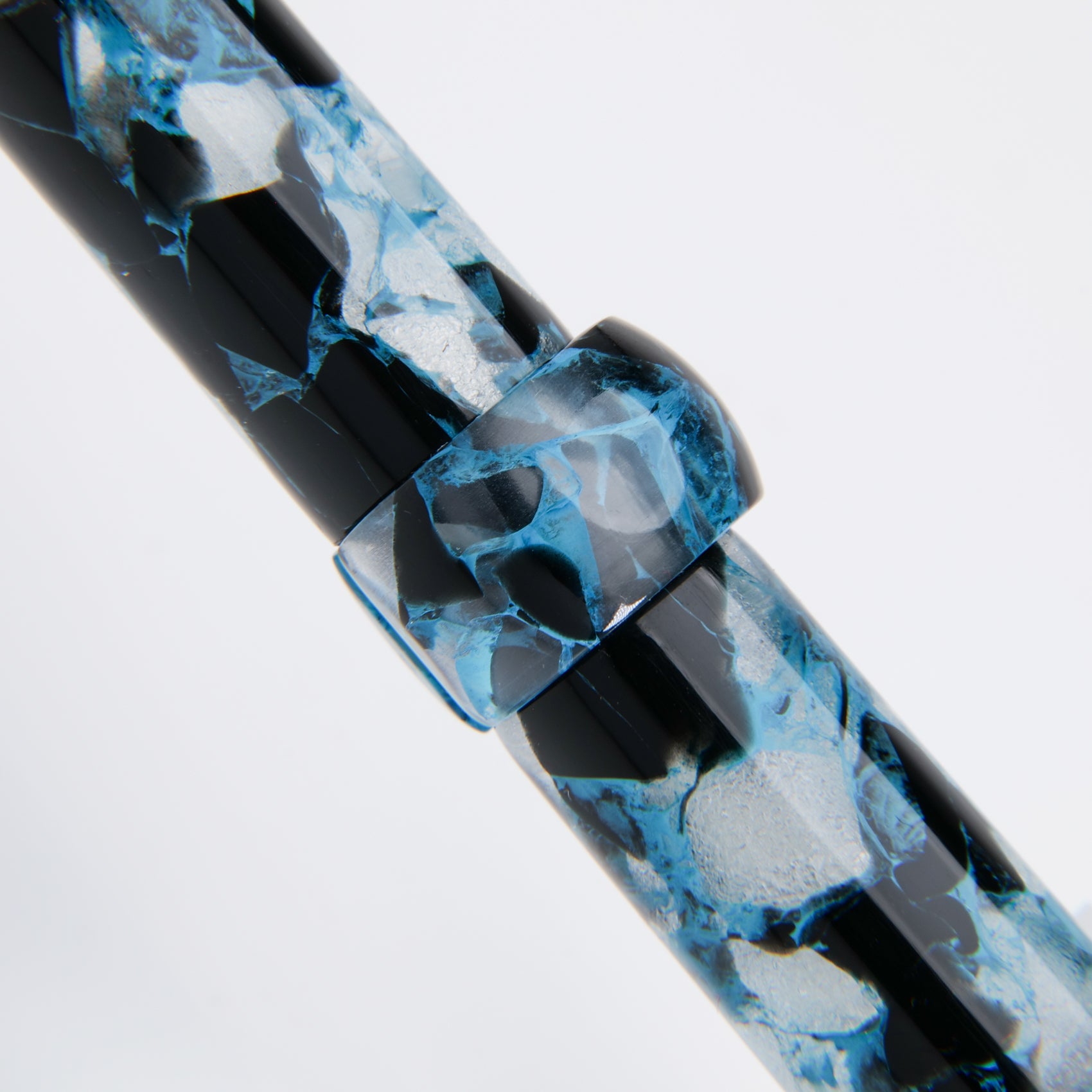 Conklin Mark Twain Crescent Filler Fountain Pen - Blue Array - Premium Writing Instrument for Calligraphy, Journaling & Gift Giving