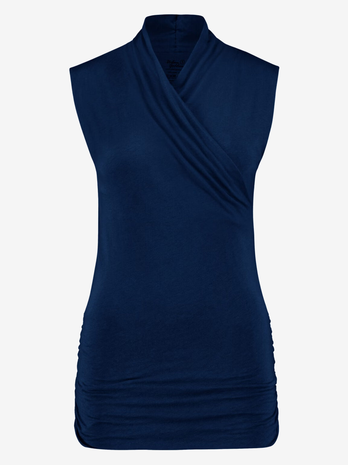 Urban Goddess Good Karma Yoga Top - Midnight Blue - Breathable & Stretchy Workout Shirt for Women - Perfect for Yoga, Pilates & Gym
