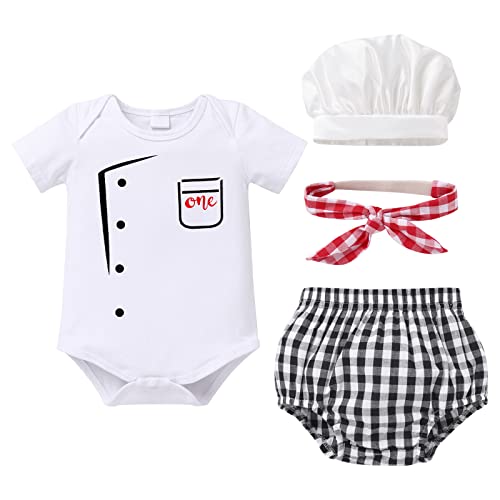 Black White Plaid Chef