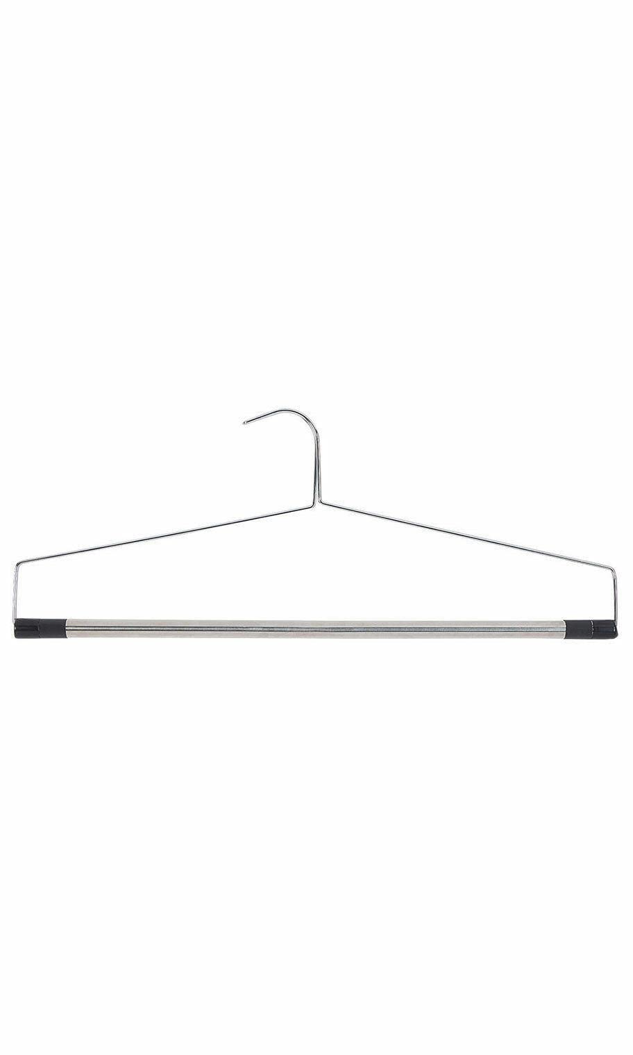 Premium 15-Pack Chrome Metal Hangers 22