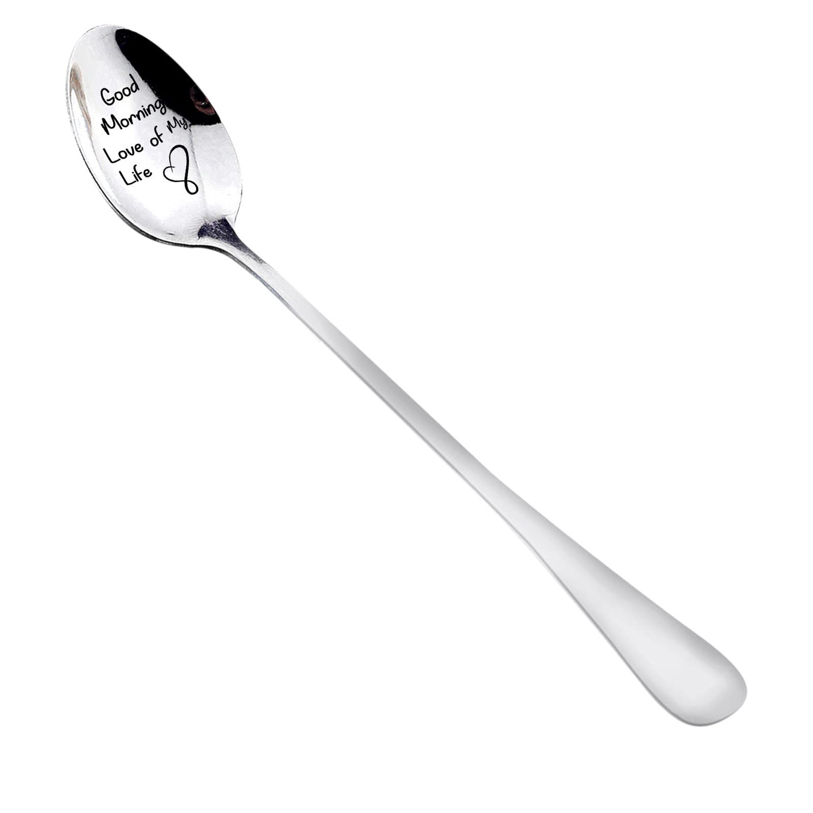 Premium Stainless Steel Coffee Spoons - Set of 6 for Milk, Tea, Dessert, Ice Cream & Fruit - Elegant Teaspoon Tableware Gift for Home, Cafe & Restaurant Use