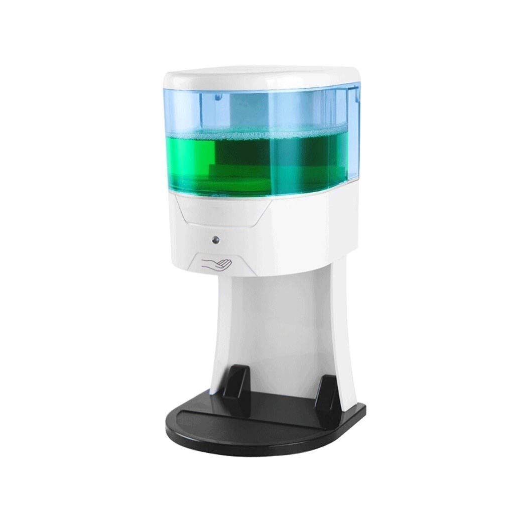 Automatic Touchless Soap Dispenser 600ml (20oz) - Large Capacity Electric Liquid Dispenser for Bathroom, Kitchen & Hotel Countertop - White Lotion Soap Bottle | Perfect for Hygienic Hand Washing in Homes, Restaurants & Offices
