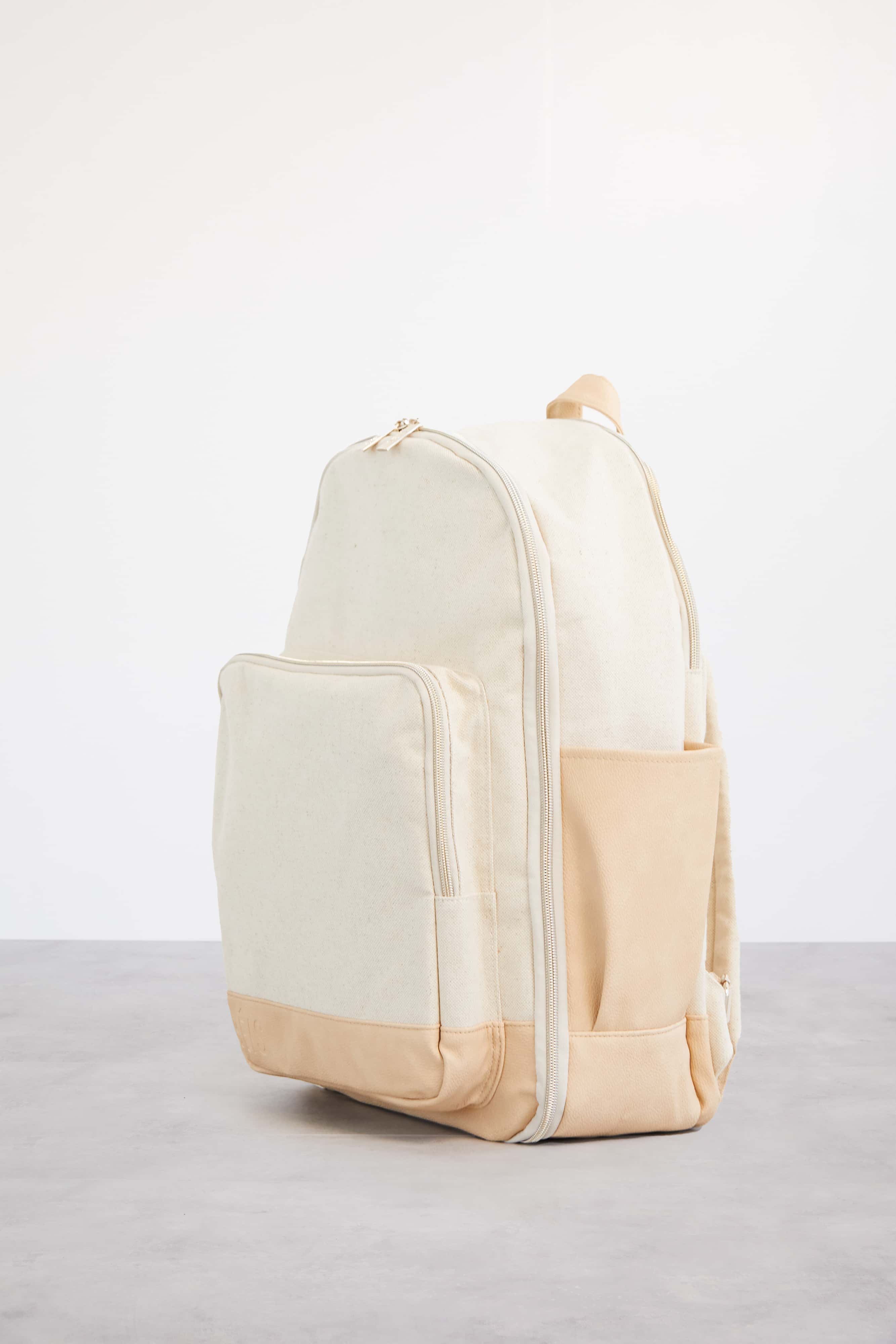 Best Travel Backpack for Men & Women - Lightweight Durable Beige Carry-On Backpack - Perfect for Airplane, Hiking & Business Trips
