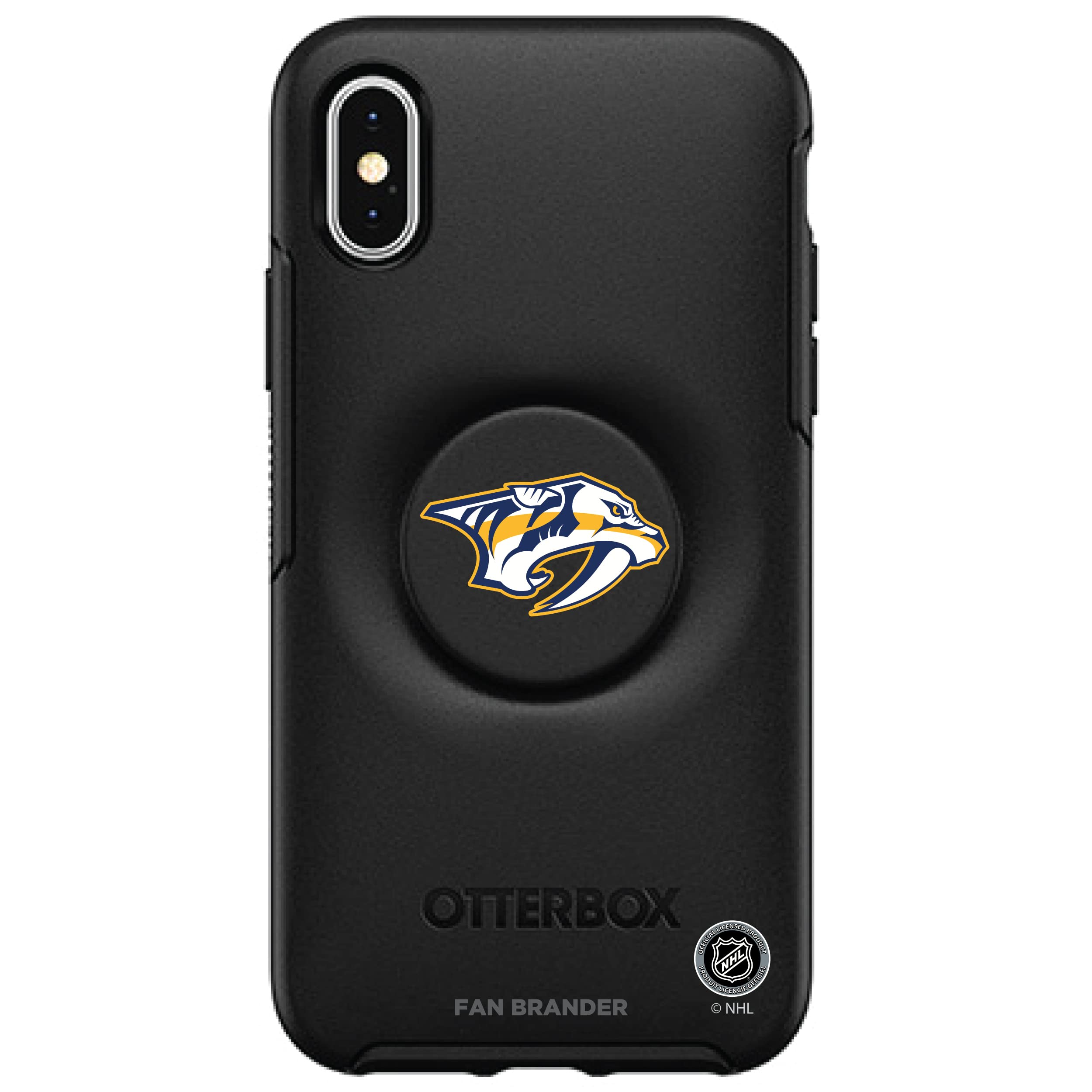 NHL Team Logo OtterBox Impact Phone Case with PopSocket - Compatible with iPhone & Samsung - Perfect for Sports Fans & Game Day Support
