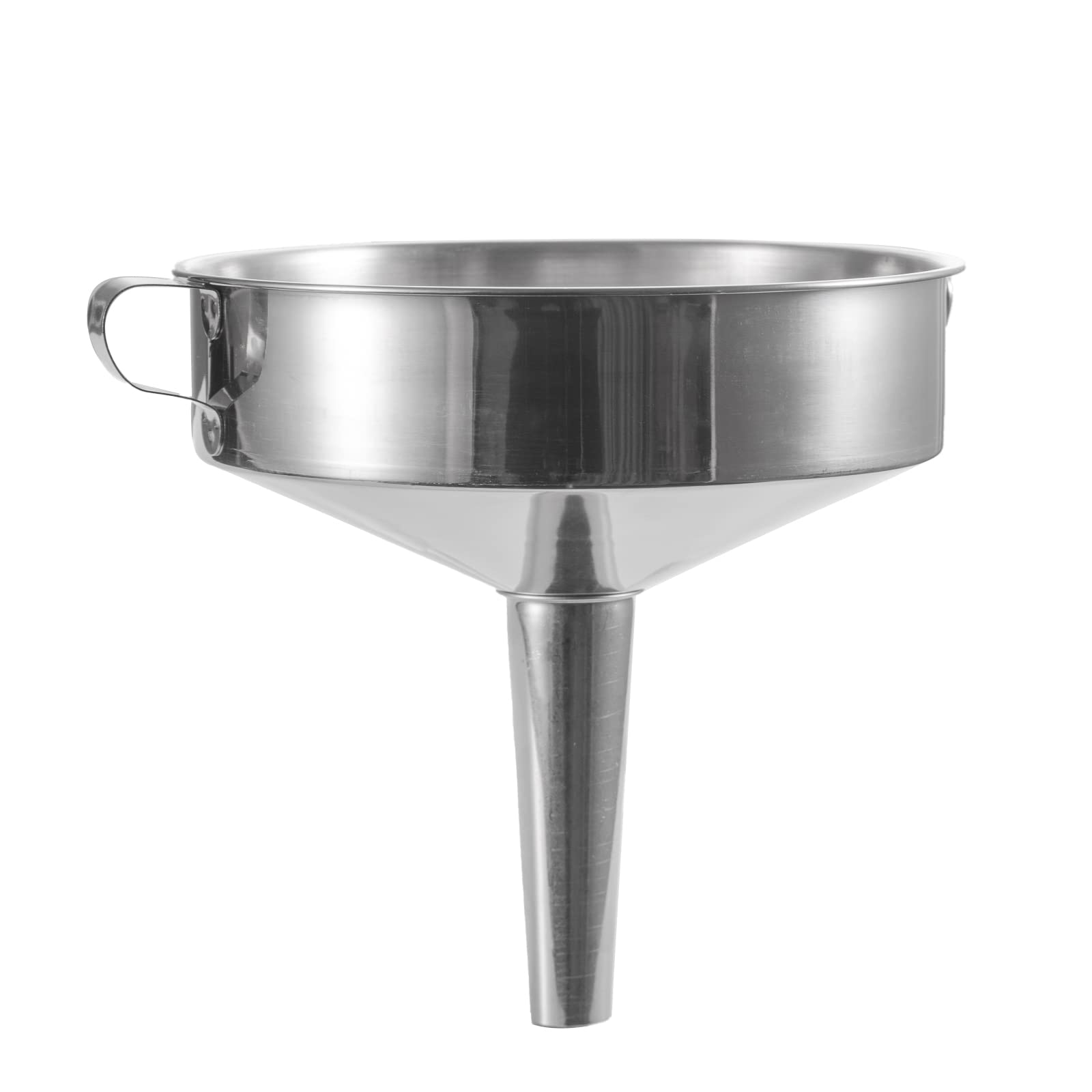 7 Inch Stainless Steel Funnel with 120 Mesh Filter - Durable Kitchen & Lab Funnel for Transferring Liquids, Oil, Powder, Resin - Perfect for Cooking, Brewing, Auto Maintenance & DIY Projects
