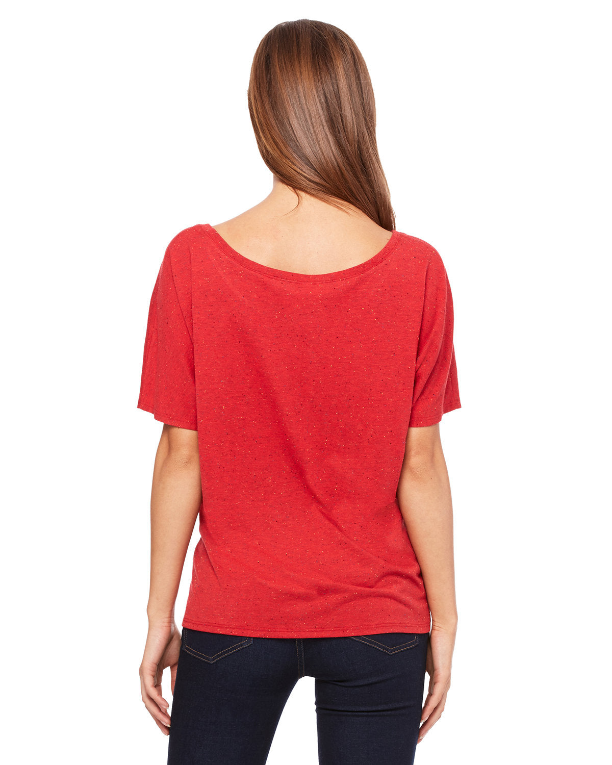 Bella + Canvas 8816 Women's Soft Slouchy Scoop Neck T-Shirt - Comfortable Casual Tee for Everyday Wear, Lounge, and Outfits