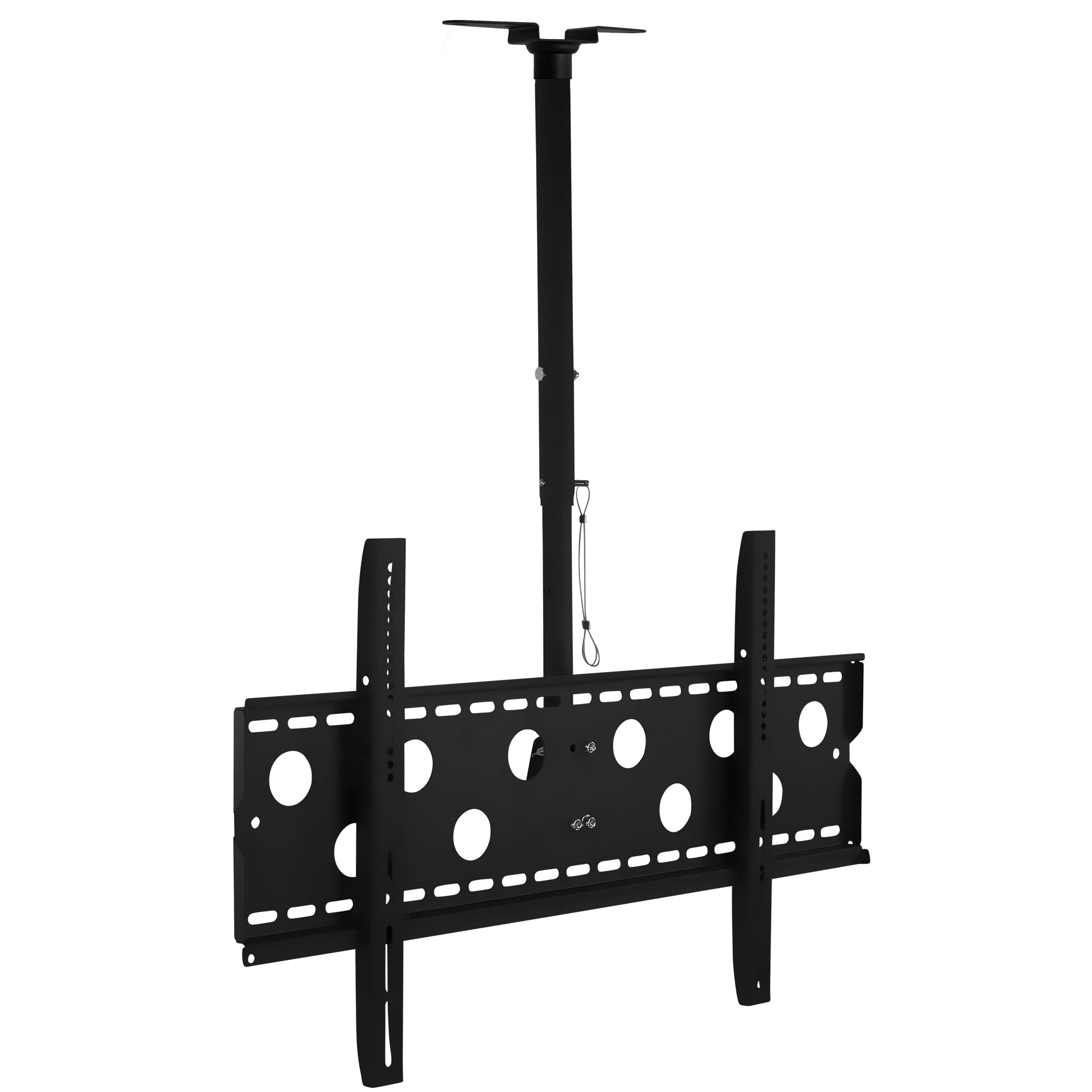 Mount-It! Full Motion TV Ceiling Mount - Height Adjustable Swivel Tilting Bracket for 42-90 Inch TVs up to 220 lbs - Perfect for Living Rooms, Bedrooms & Commercial Spaces