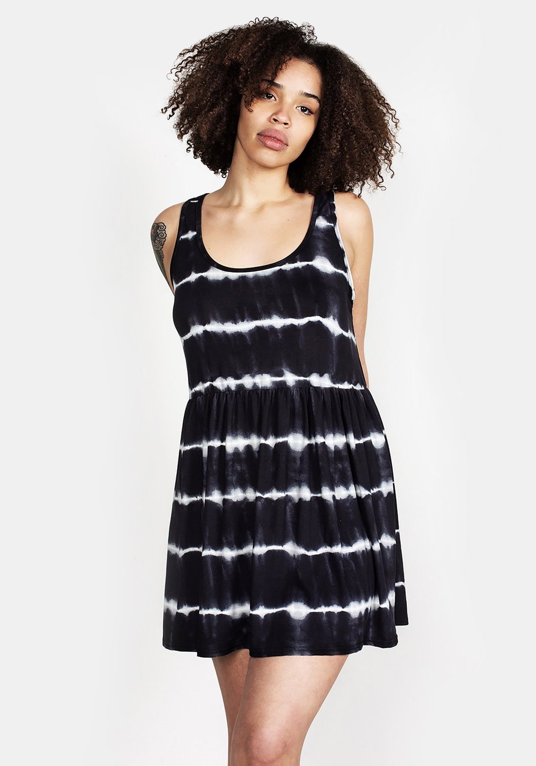 Neuron Skater Dress for Women - Flowy A-Line Mini Dress with Short Sleeves | Perfect for Casual Outings, Date Nights & Summer Parties