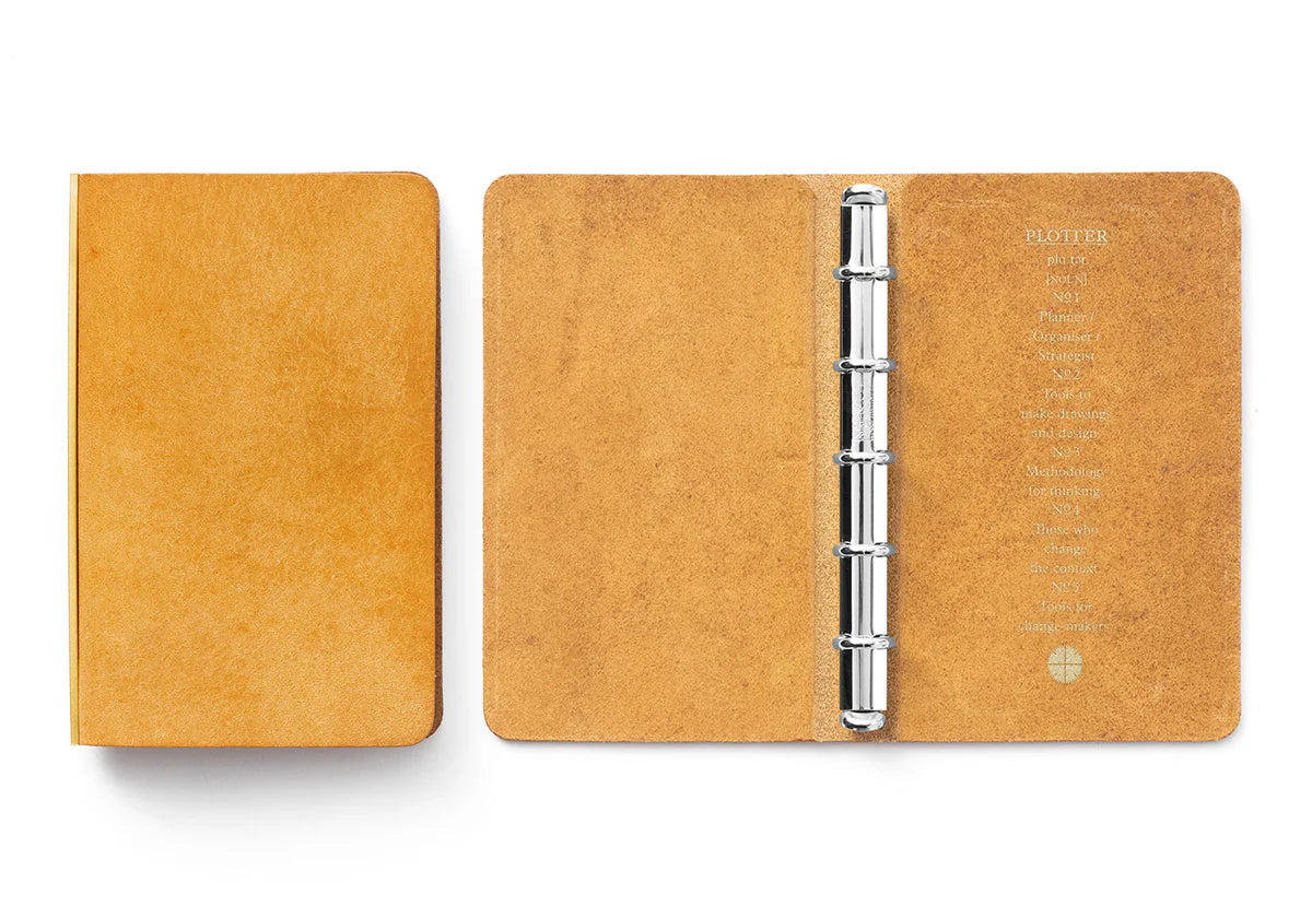 Premium PLT5001 Mini 5-Ring Leather Binder | Pueblo Plotter Organizer | Perfect for Business Professionals, Students & Travelers | Compact Size for Portability | Office, School & Daily Use Accessory