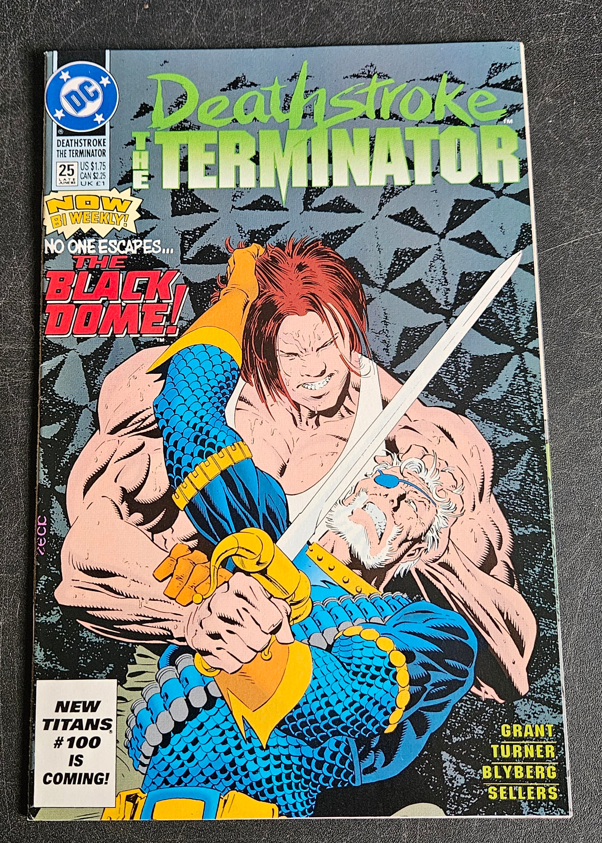 Deathstroke The Terminator #25 The Black Dome - Detective Comics DC Comic Book - Collectible Superhero Graphic Novel for Fans & Gifts