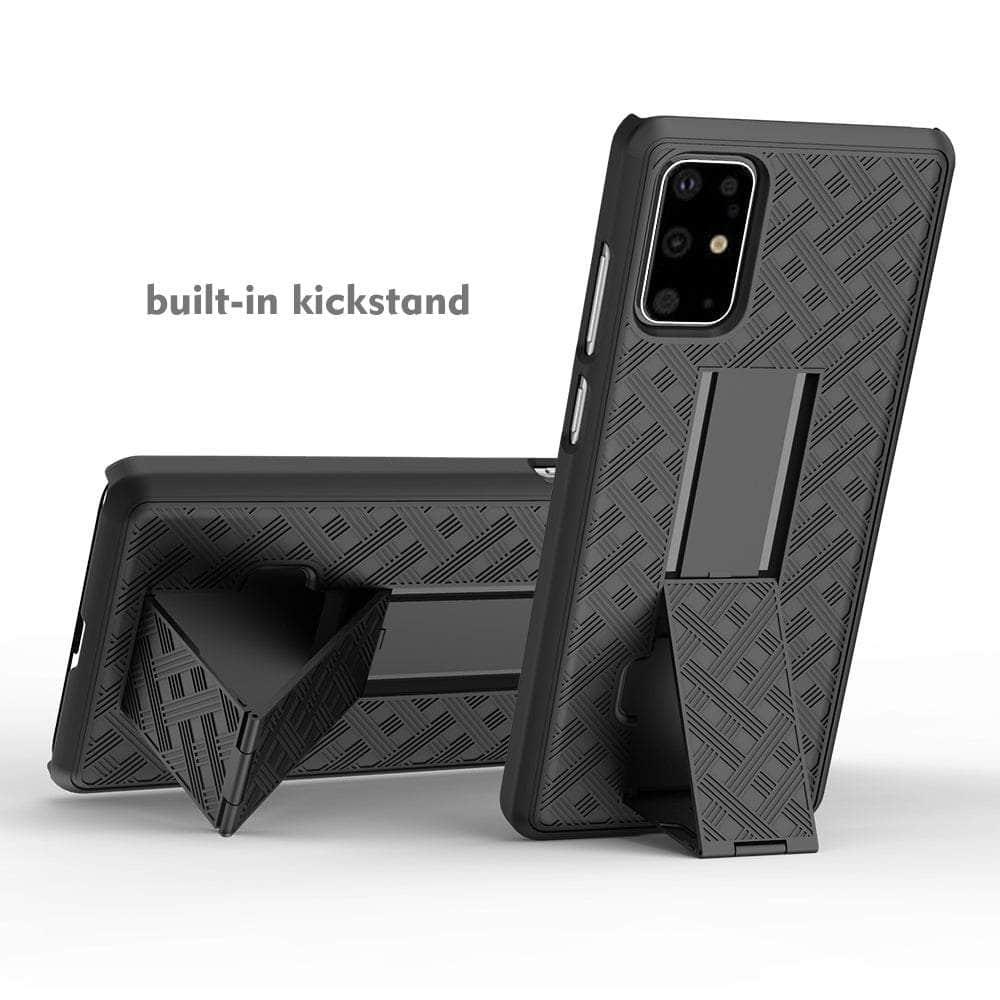 Galaxy S22 Belt Clip Holster with Kickstand - Secure & Convenient Phone Holder for Running, Hiking, and Outdoor Activities
