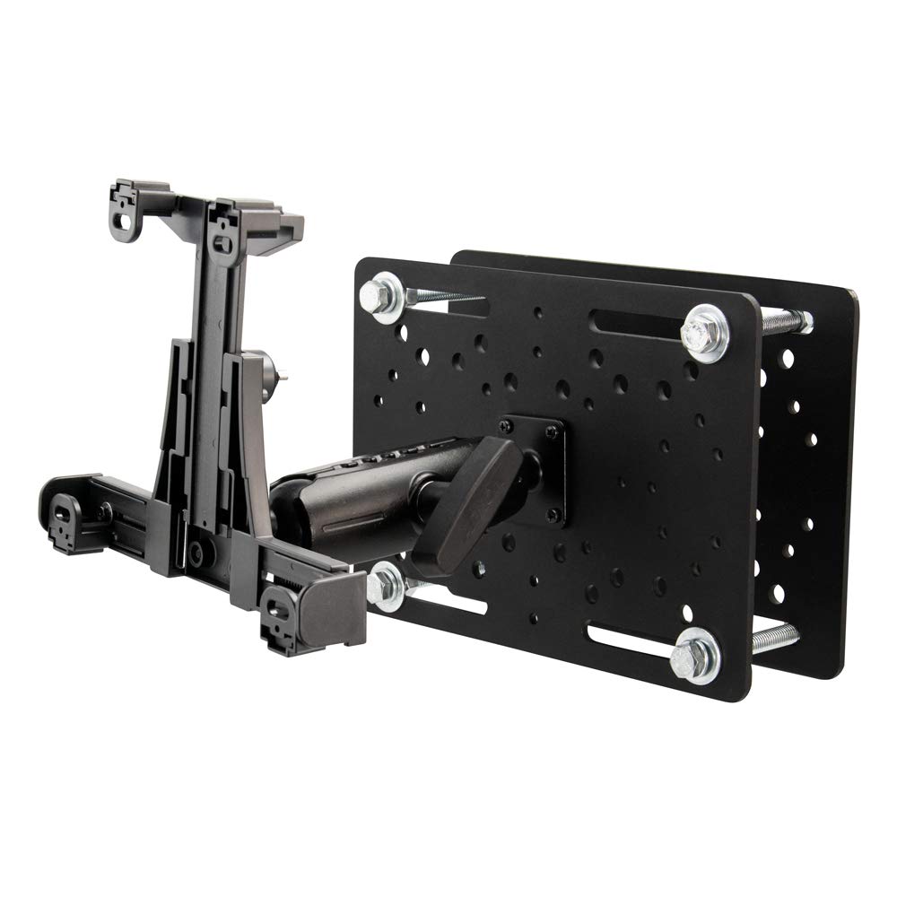 ARKON Heavy-Duty 7-Inch Plastic Locking Forklift Tablet Mount - Secure & Durable for Industrial Use, Warehouses & Forklift Operations