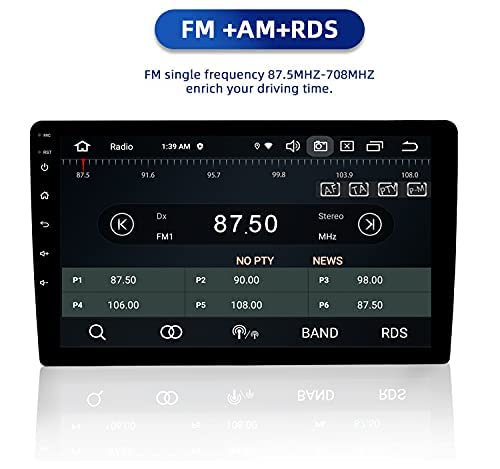 Android 10 Car Stereo for Cadillac CTS 2002-2007 & SRX 2003-2009 - 2DIN Multimedia Video Player with GPS Navigation - Perfect for Road Trips and Daily Commutes