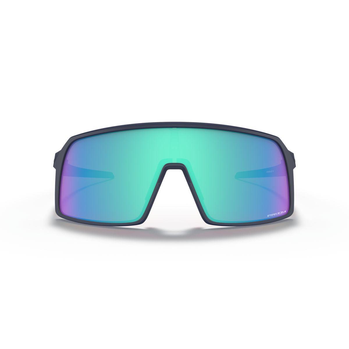 Oakley Sutro Sunglasses - Low Bridge Fit, Matte Navy Frame with Prizm Sapphire Lenses (Model 0OO9406A 940604) - Perfect for Running, Cycling & Outdoor Sports