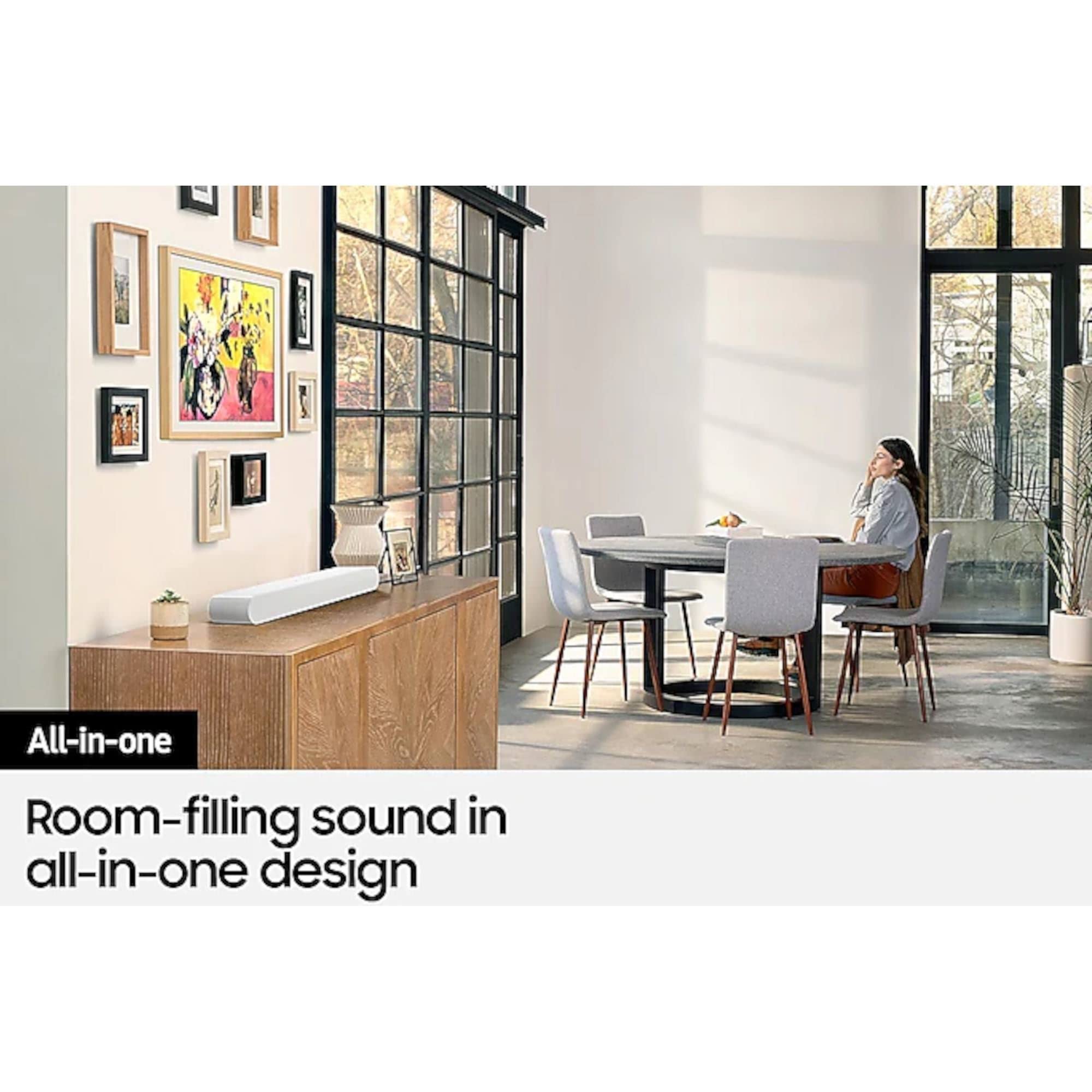 Samsung S61B 5.0ch All-in-One Soundbar Speaker with 7 Speakers, 3D Surround Sound, Adaptive Sound, Bluetooth - Perfect for Home Theater, Gaming & Music Streaming (2022 Model)