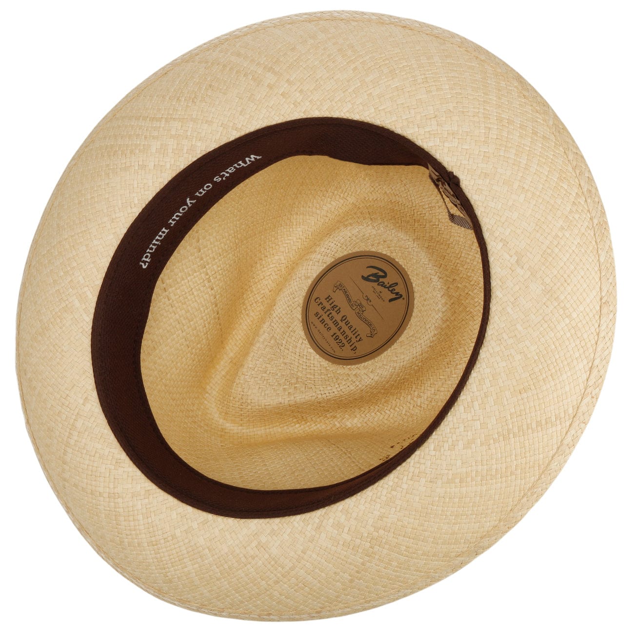Bailey 1922 Gelhorn Panama Hat - Premium Straw Fedora for Men & Women | Perfect for Summer, Beach Vacations & Outdoor Events