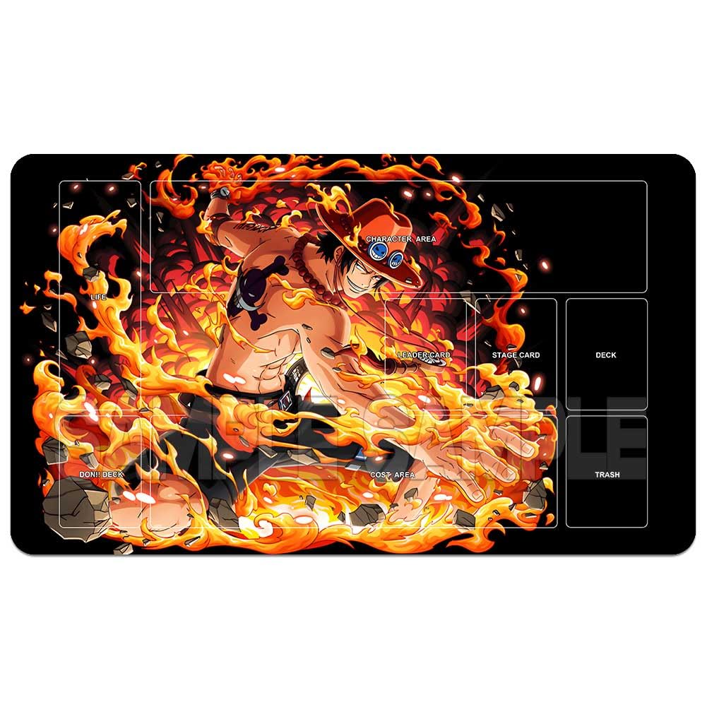 Premium OPCG Playmat for Trading Card Games - 600x350mm Non-Slip MTG/CCG/TCG Game Mat with Free Storage Bag (Ace 179) - Perfect for Magic: The Gathering, Yu-Gi-Oh!, and Pokemon Card Battles