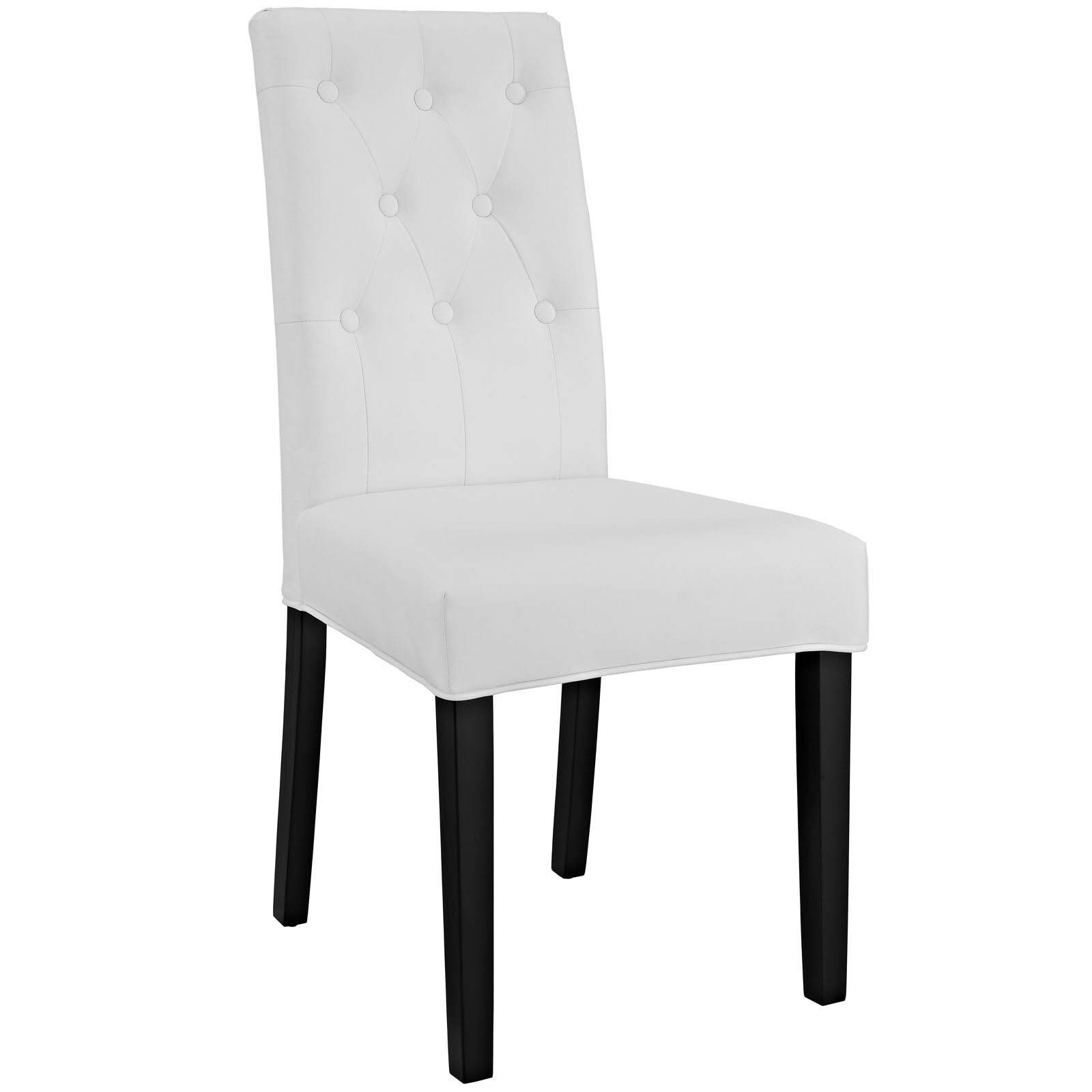 Premium Confer Dining Vinyl Side Chair - Stackable Comfortable Padded Seat for Kitchen, Dining Room & Office - Heavy Duty Commercial Use - Easy to Clean & Maintain